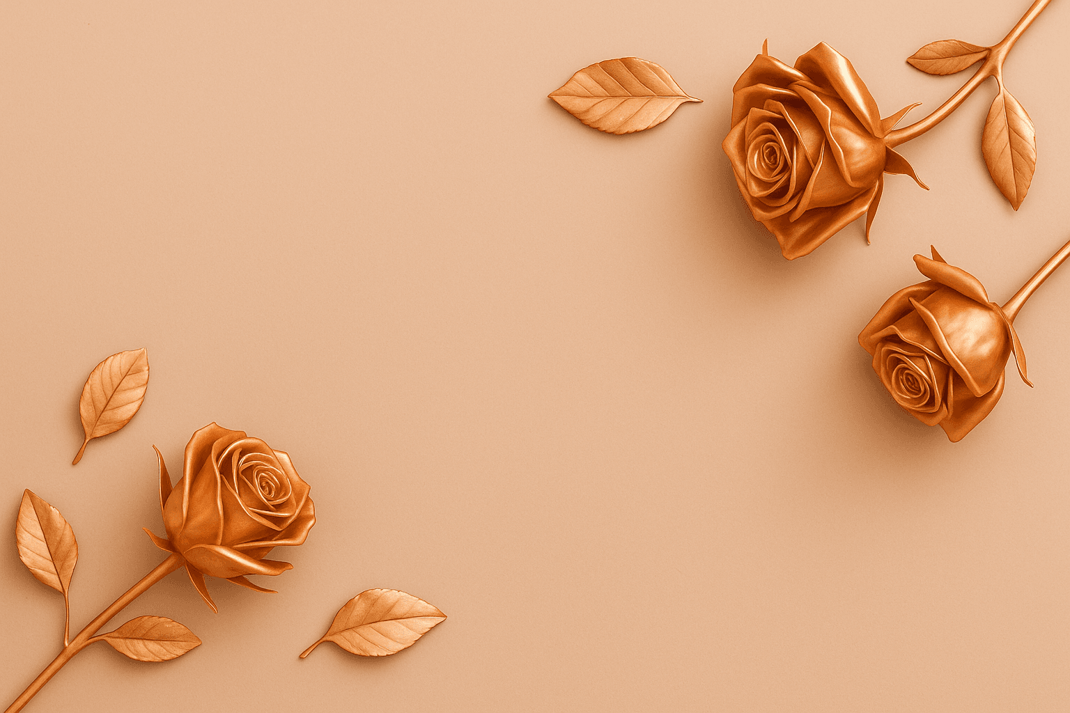 14K Rose Gold Premium Metal Hero Image