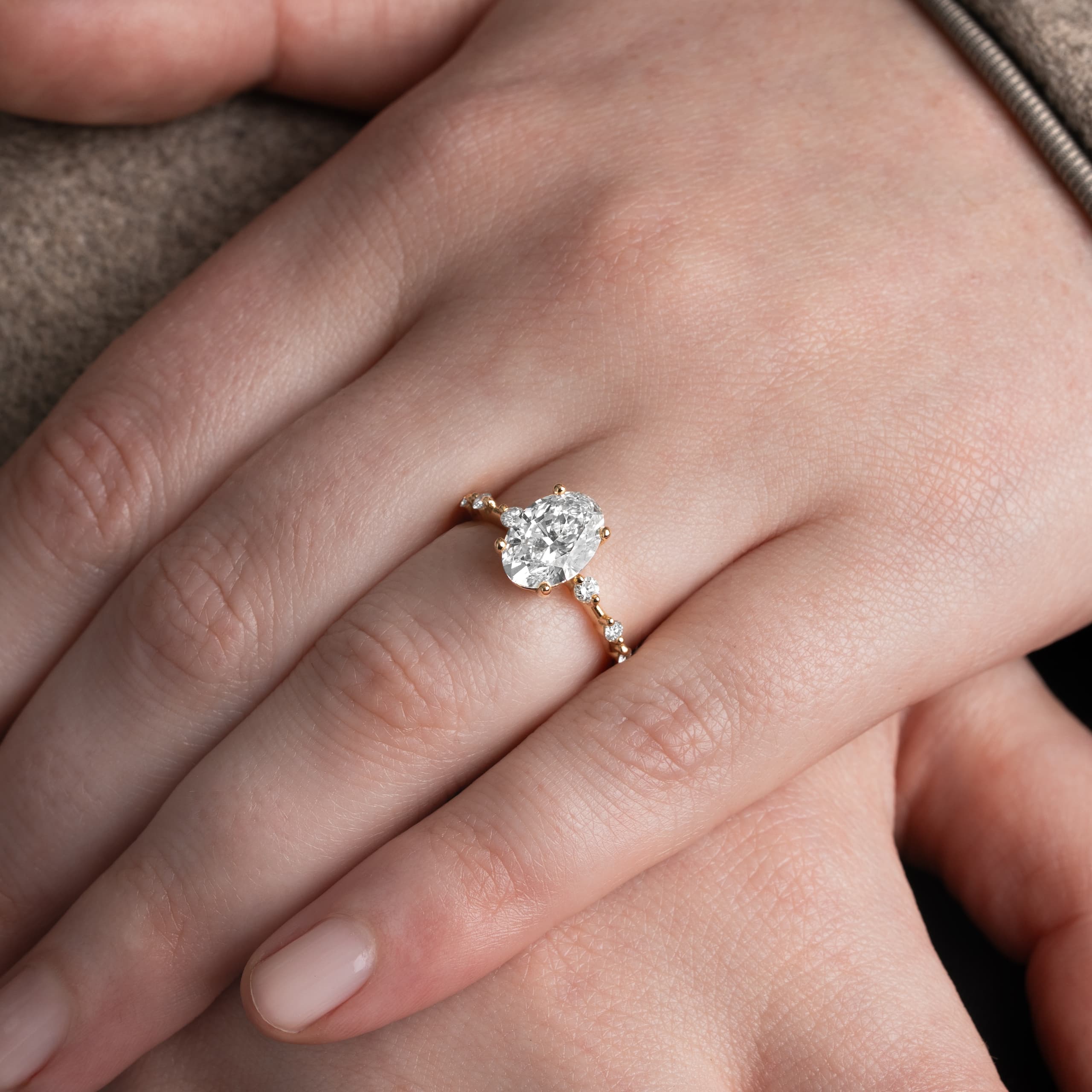 A diamond engagement ring from the Aardvark Jewellery collection