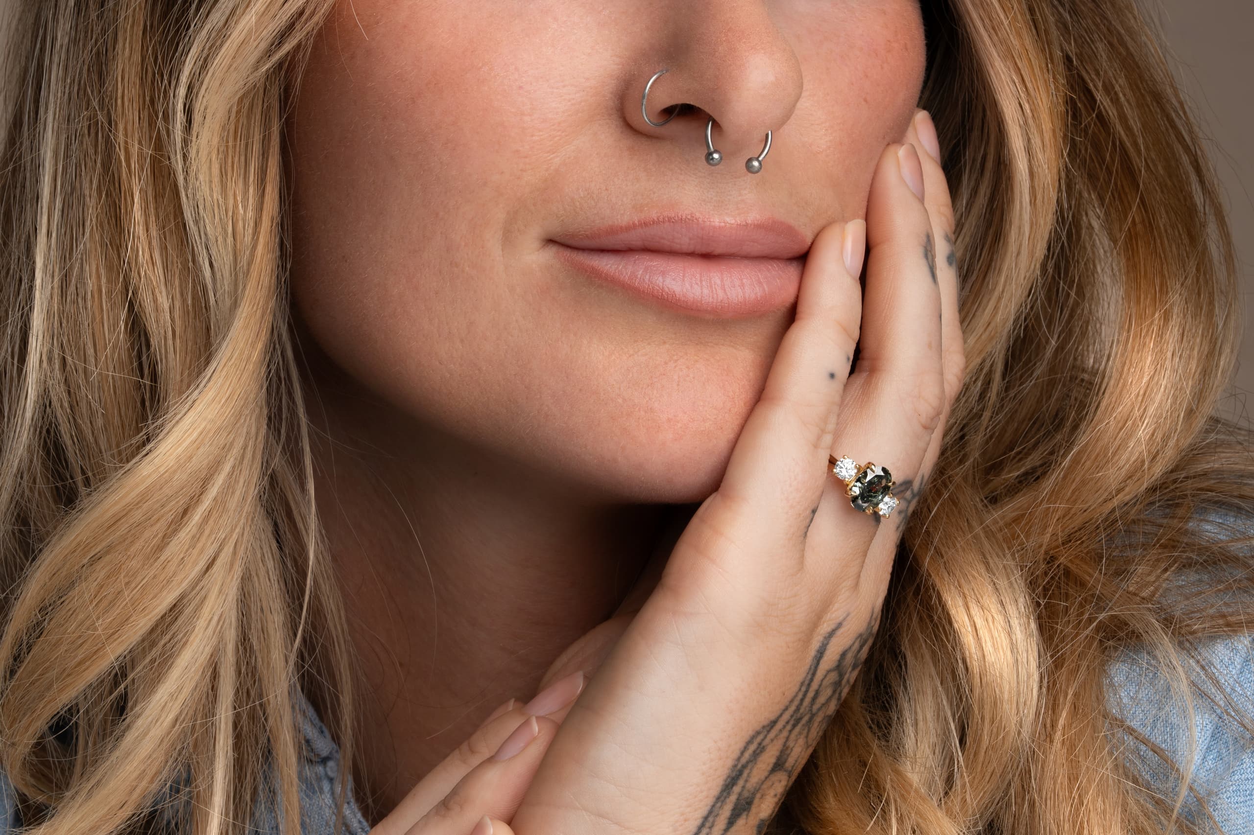 A trilogy engagement ring from the Aardvark Jewellery collection