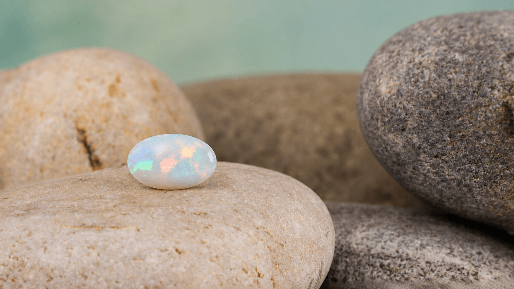 A loose opal gemstone