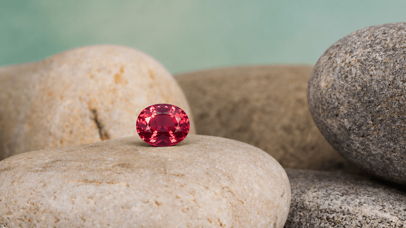 A loose spinel gemstone