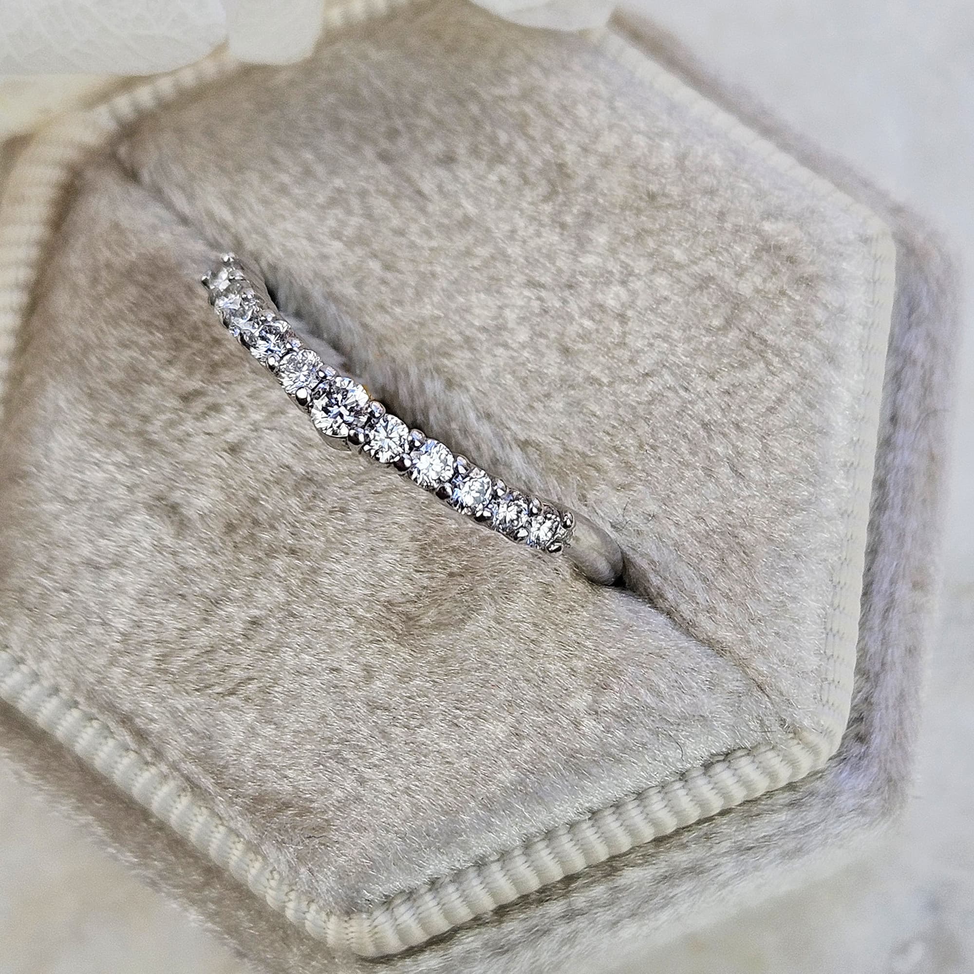 11 diamond wedding band
