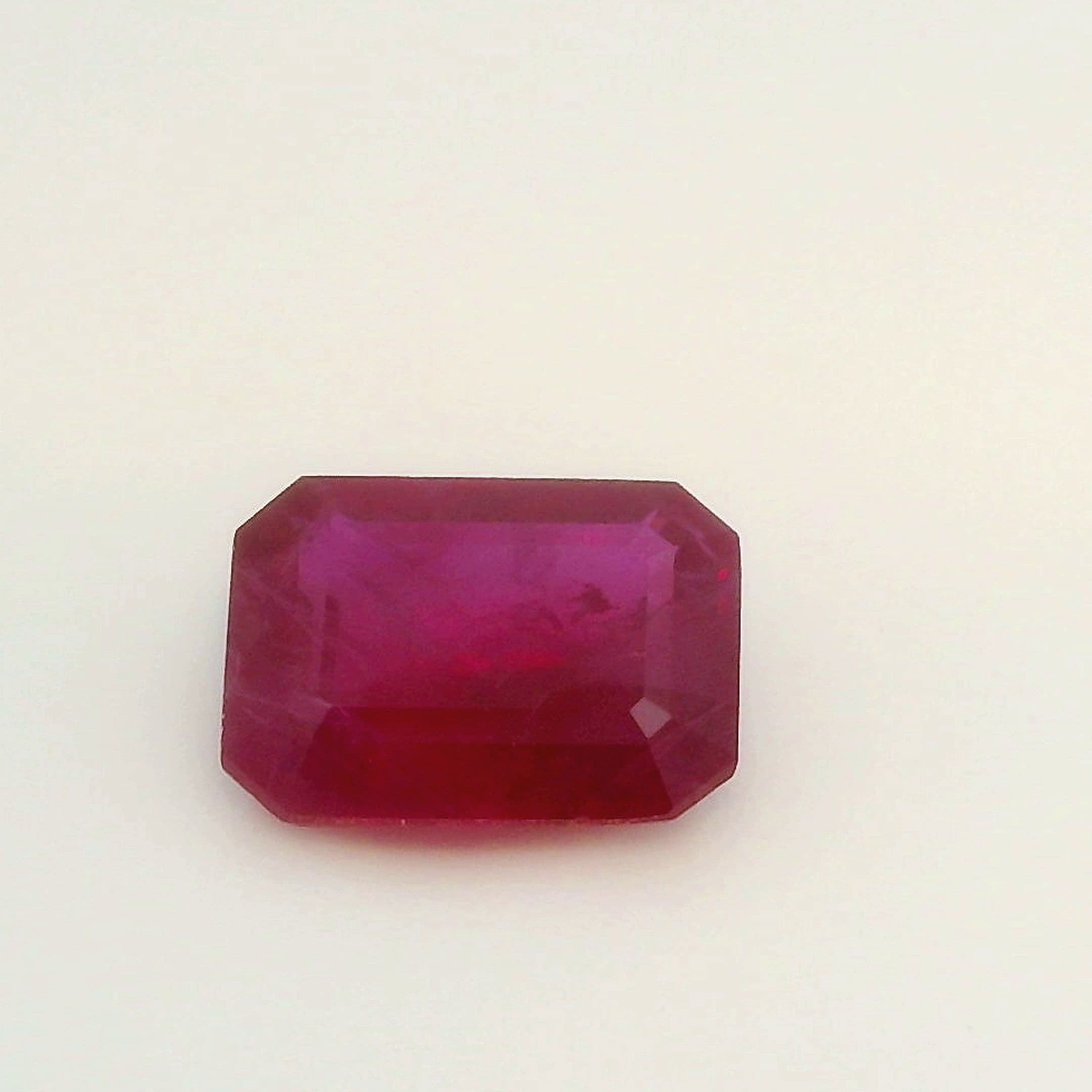 0.92ct Emerald-cut Natural Ruby