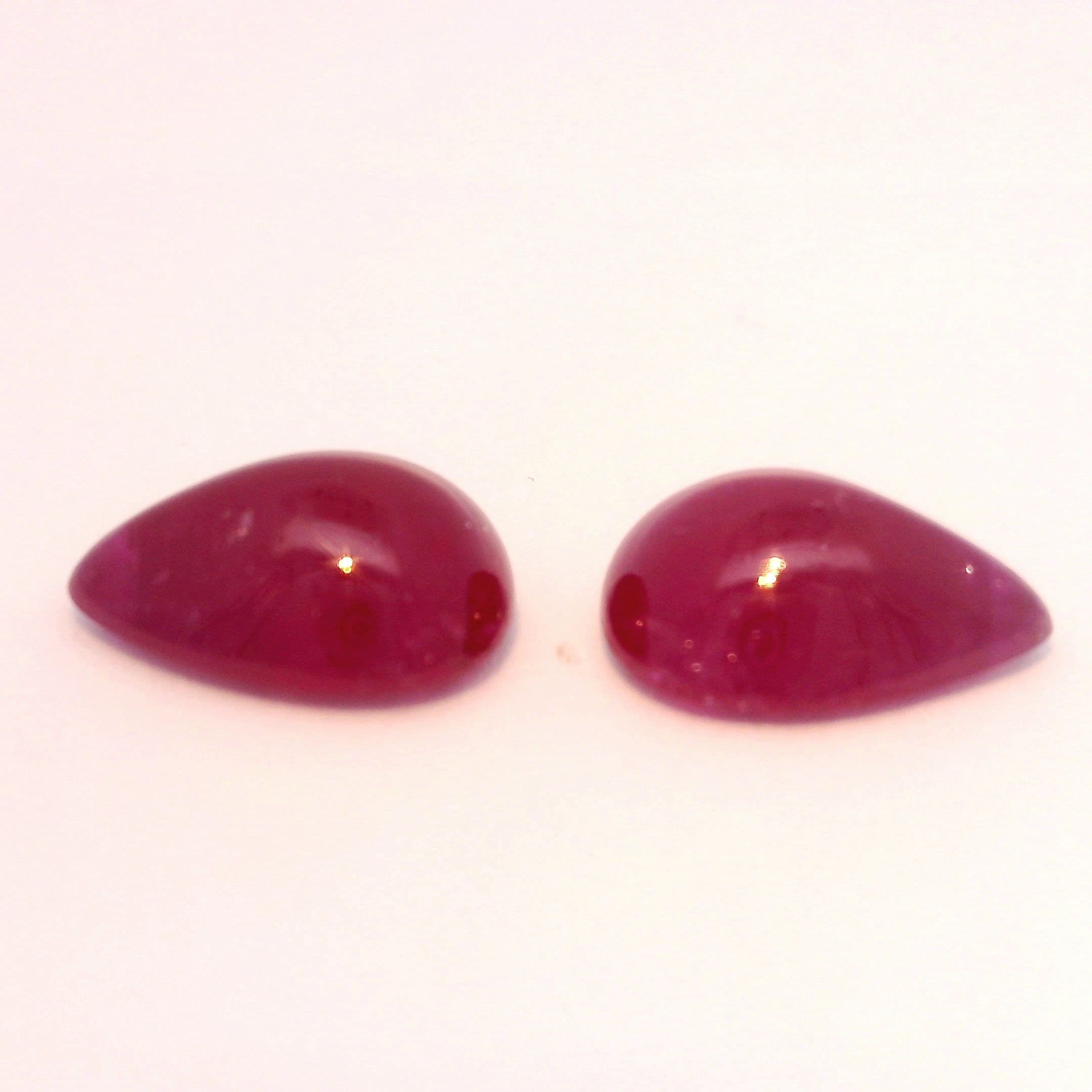 5.18ct Pear Natural Ruby