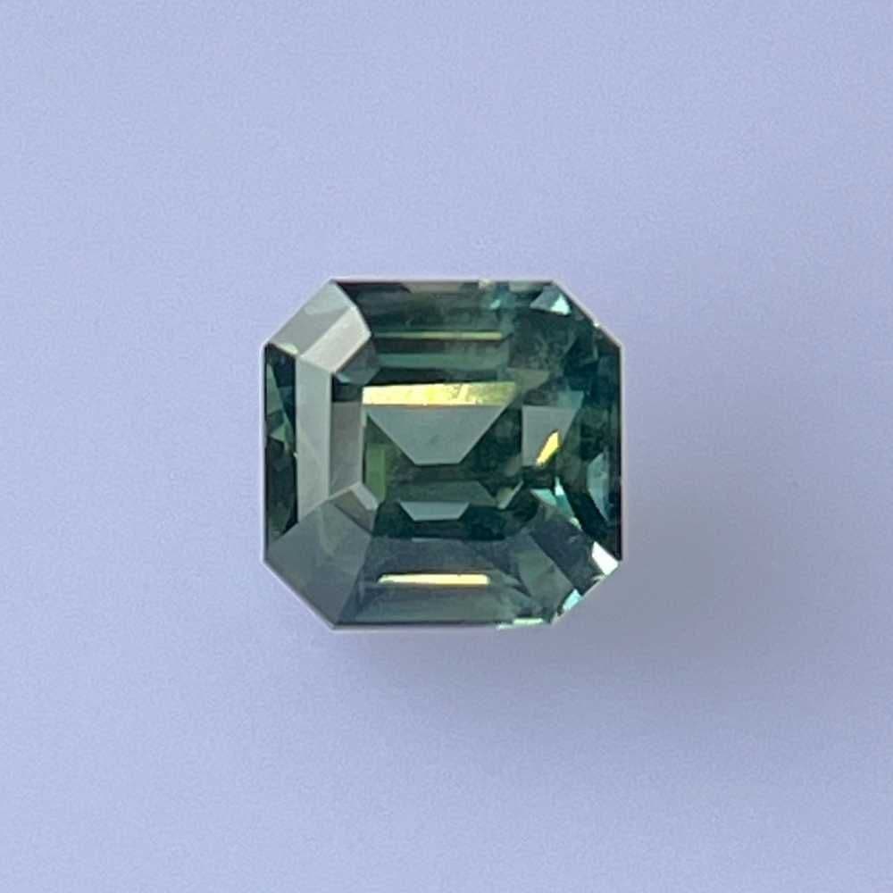 1.6ct Asscher Natural Sapphire