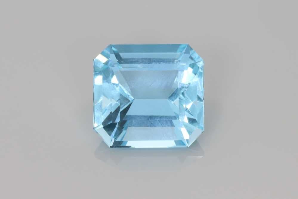 4.81ct Asscher Natural Aquamarine