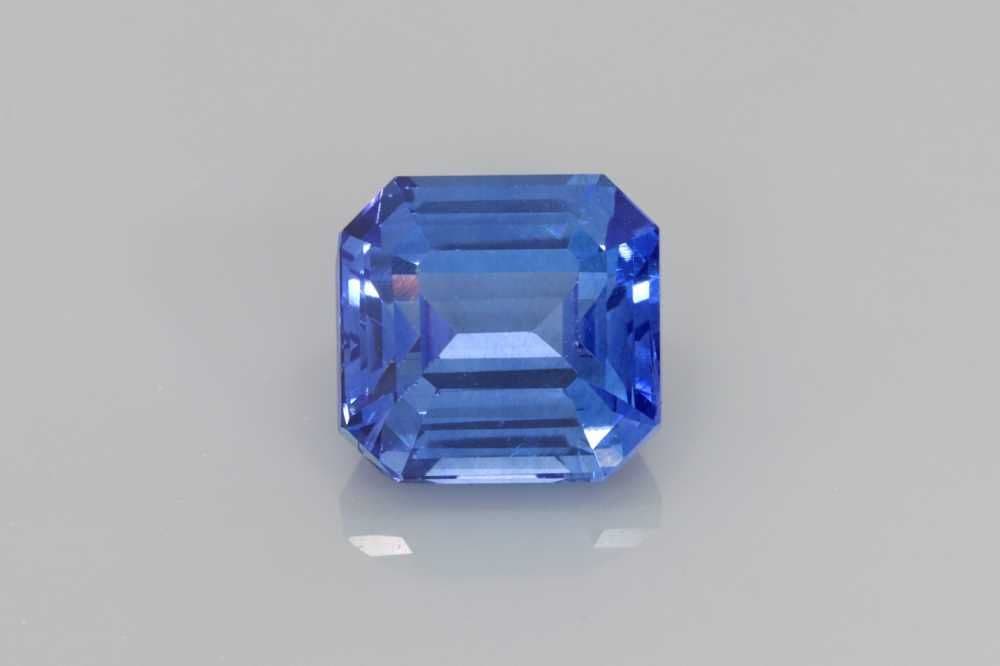 2.07ct Asscher Natural Sapphire