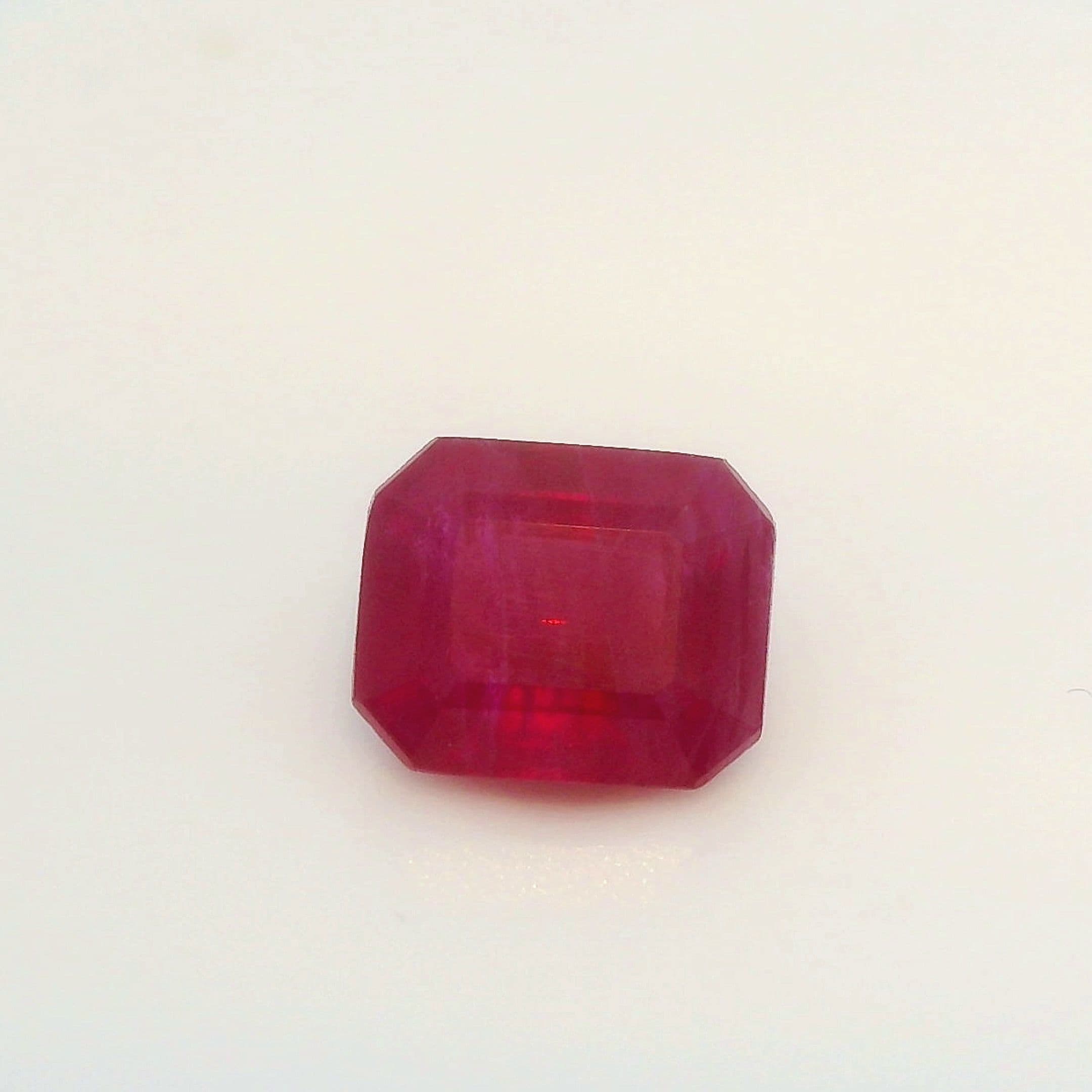 1.22ct Emerald-cut Natural Ruby