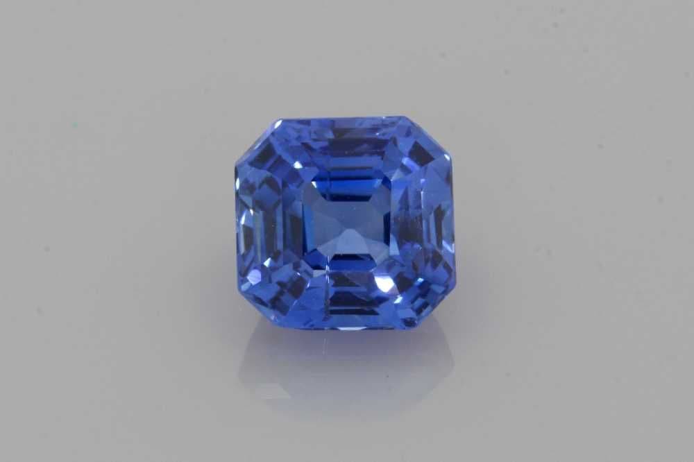 2.12ct Asscher Natural Sapphire