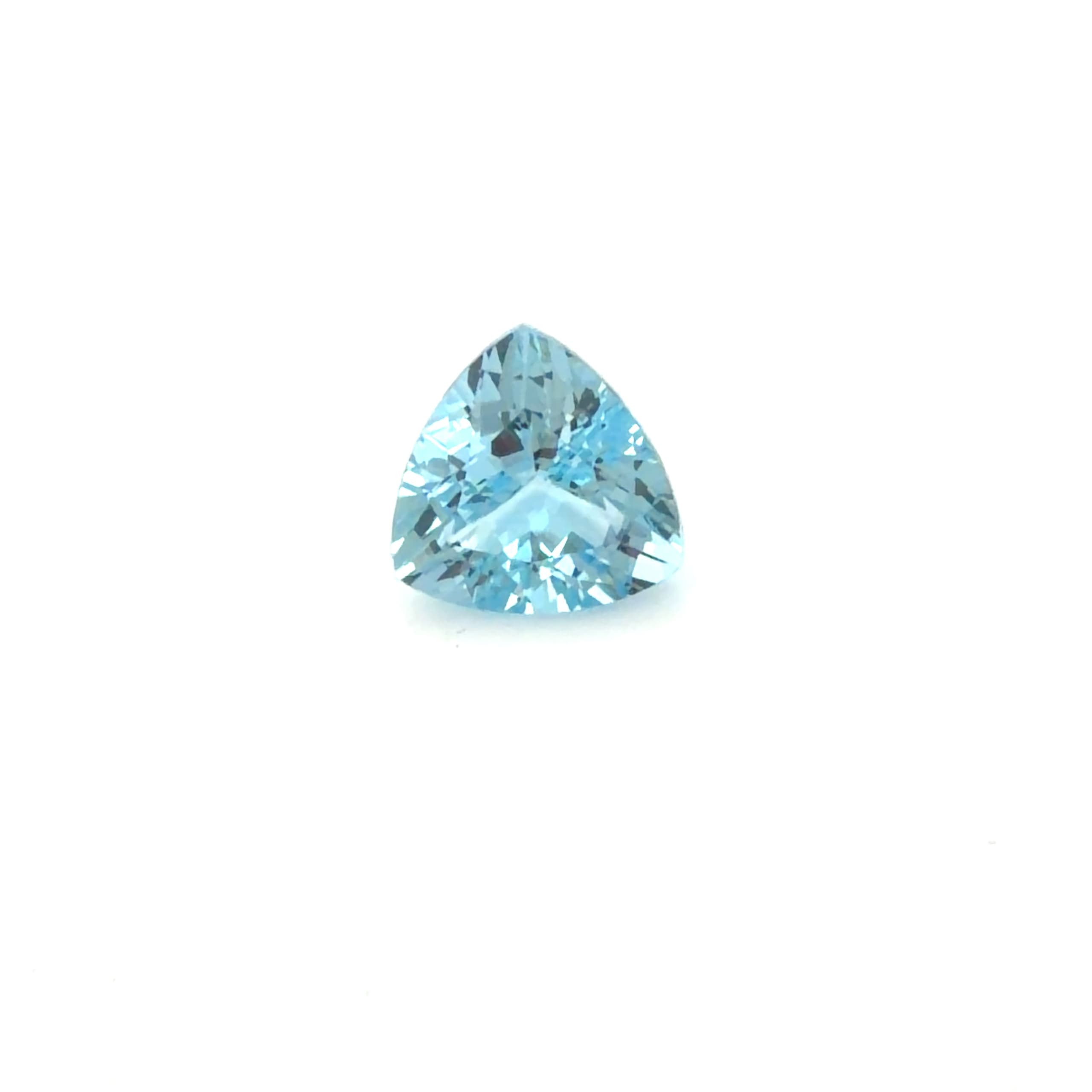 2.27ct Triangle Natural Aquamarine
