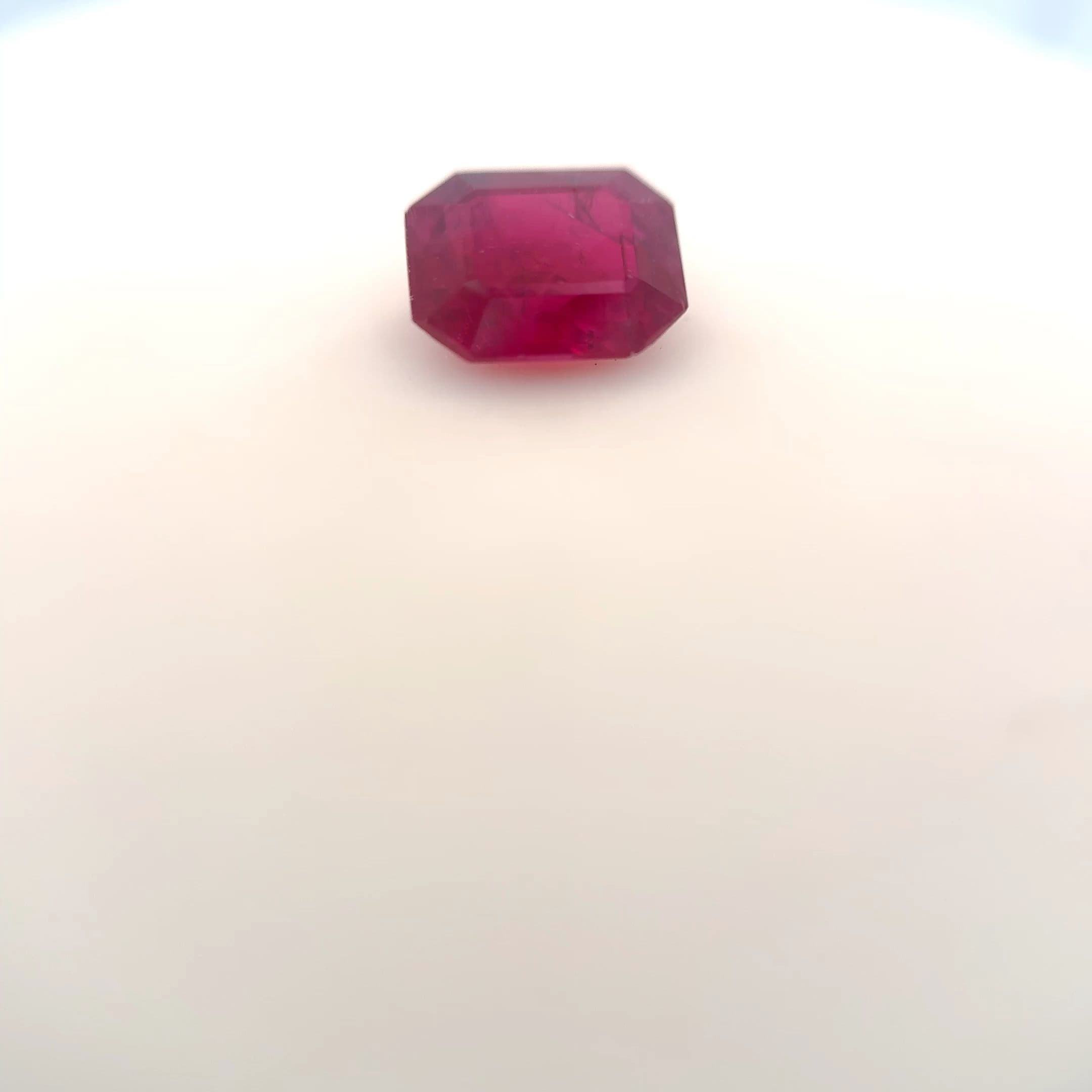 1.21ct Emerald-cut Natural Ruby