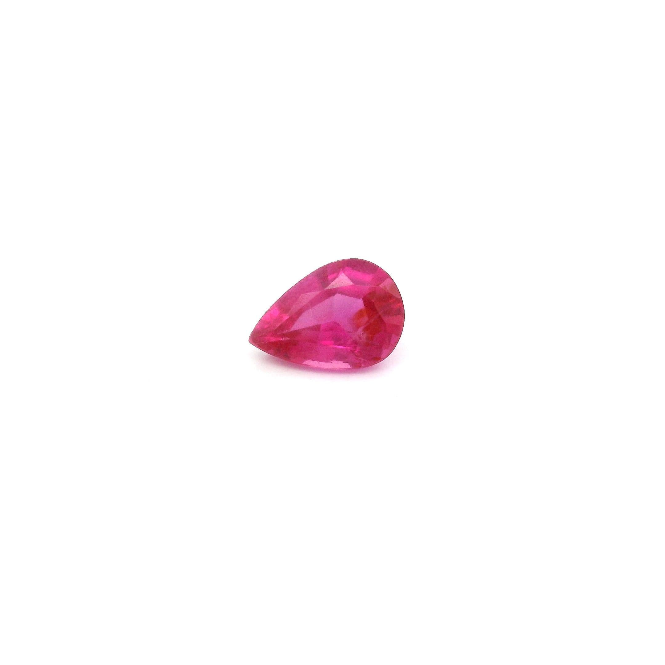 0.54ct Pear Natural Ruby