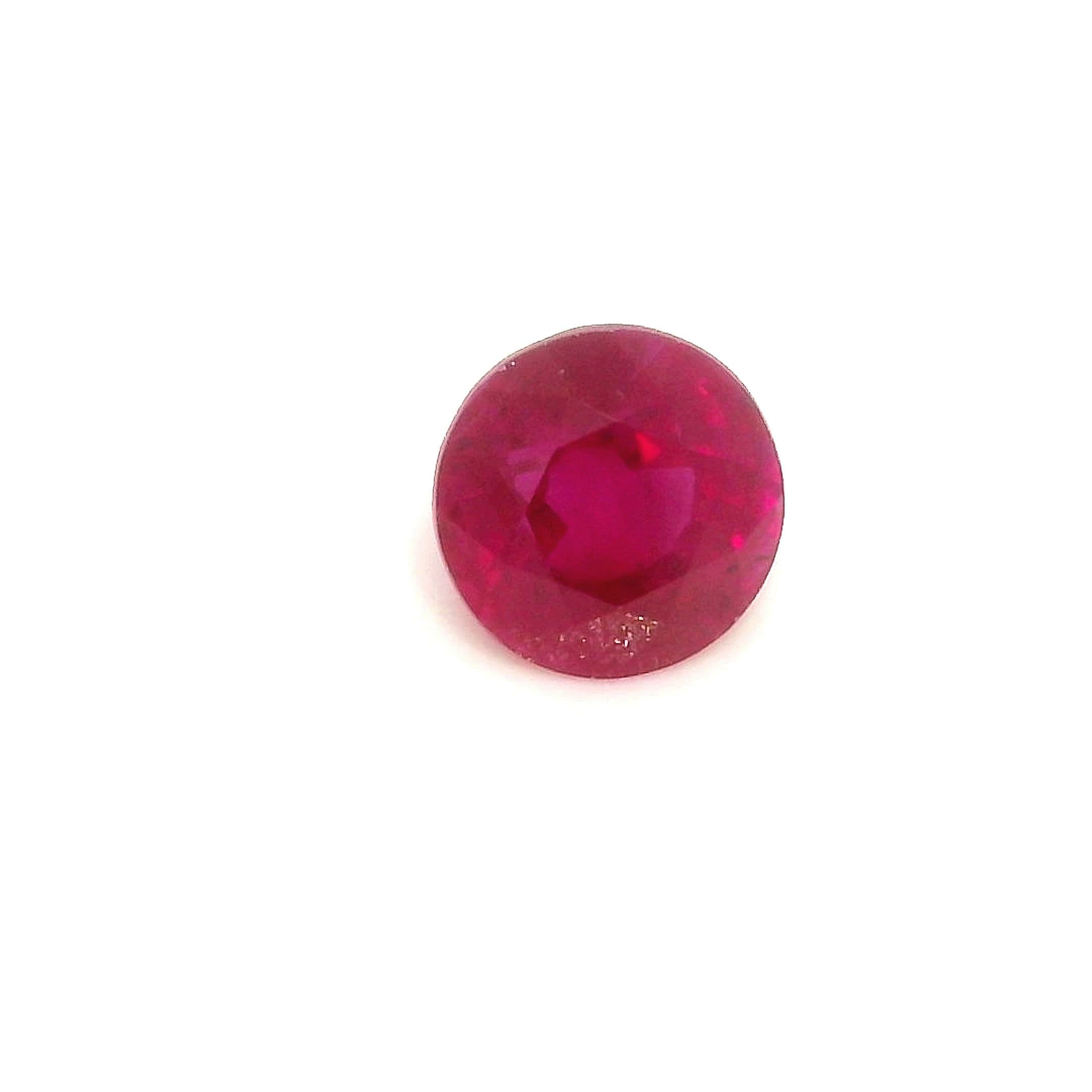 0.75ct Round Natural Ruby