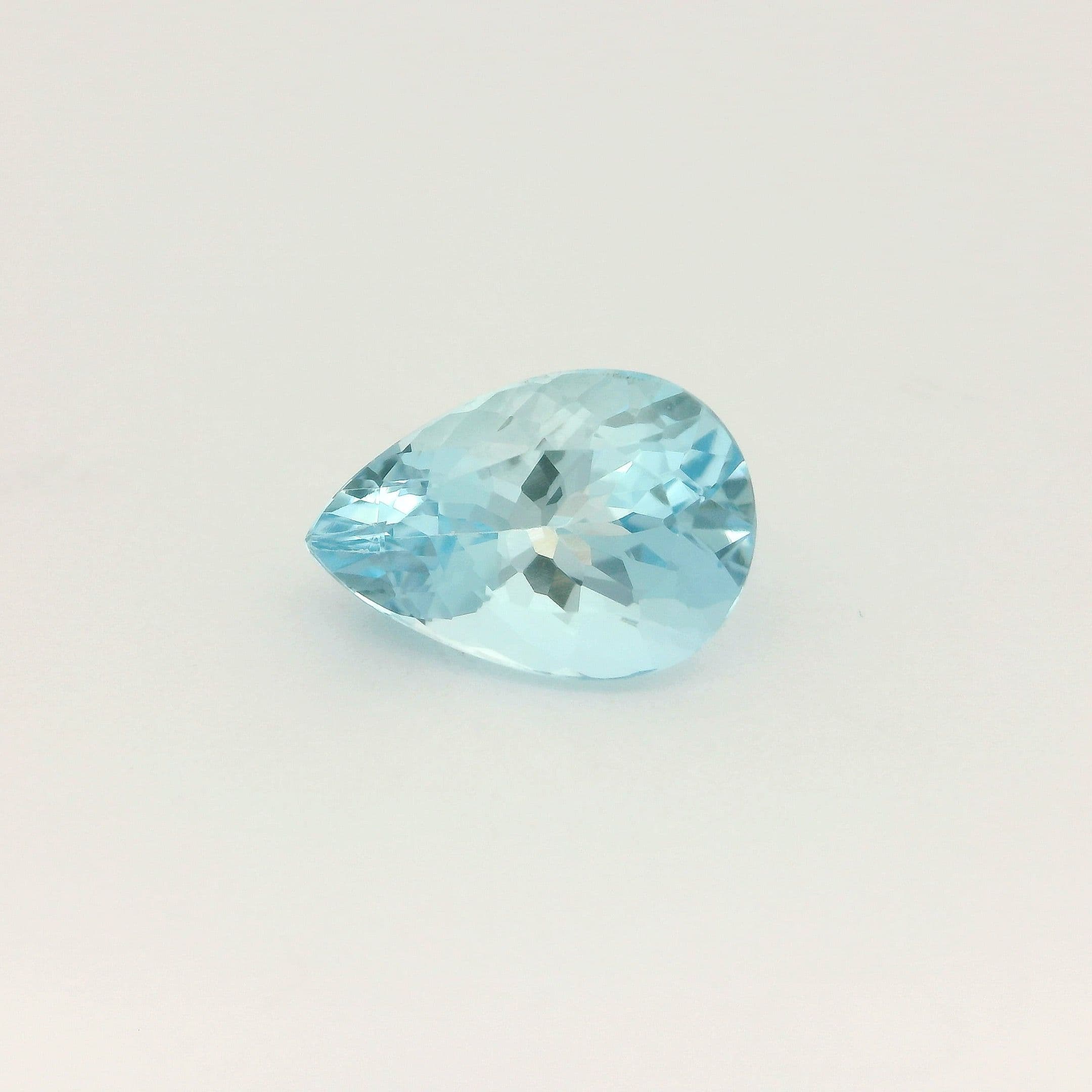 2.57ct Pear Natural Aquamarine