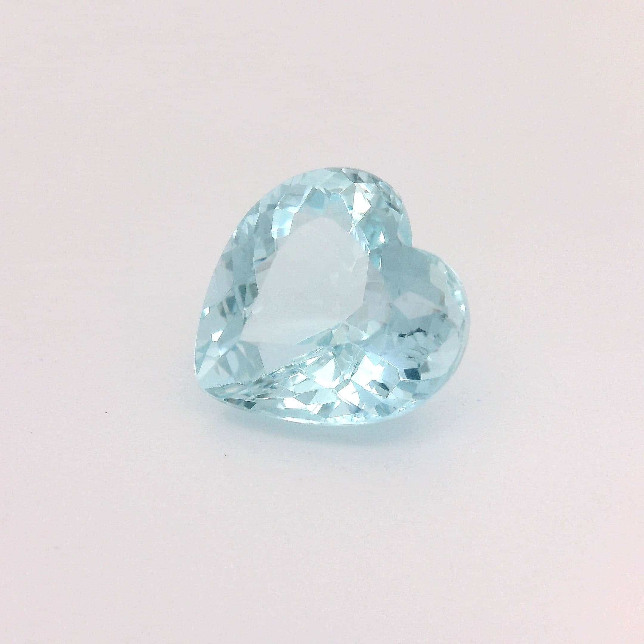 6.66ct Heart Natural Aquamarine
