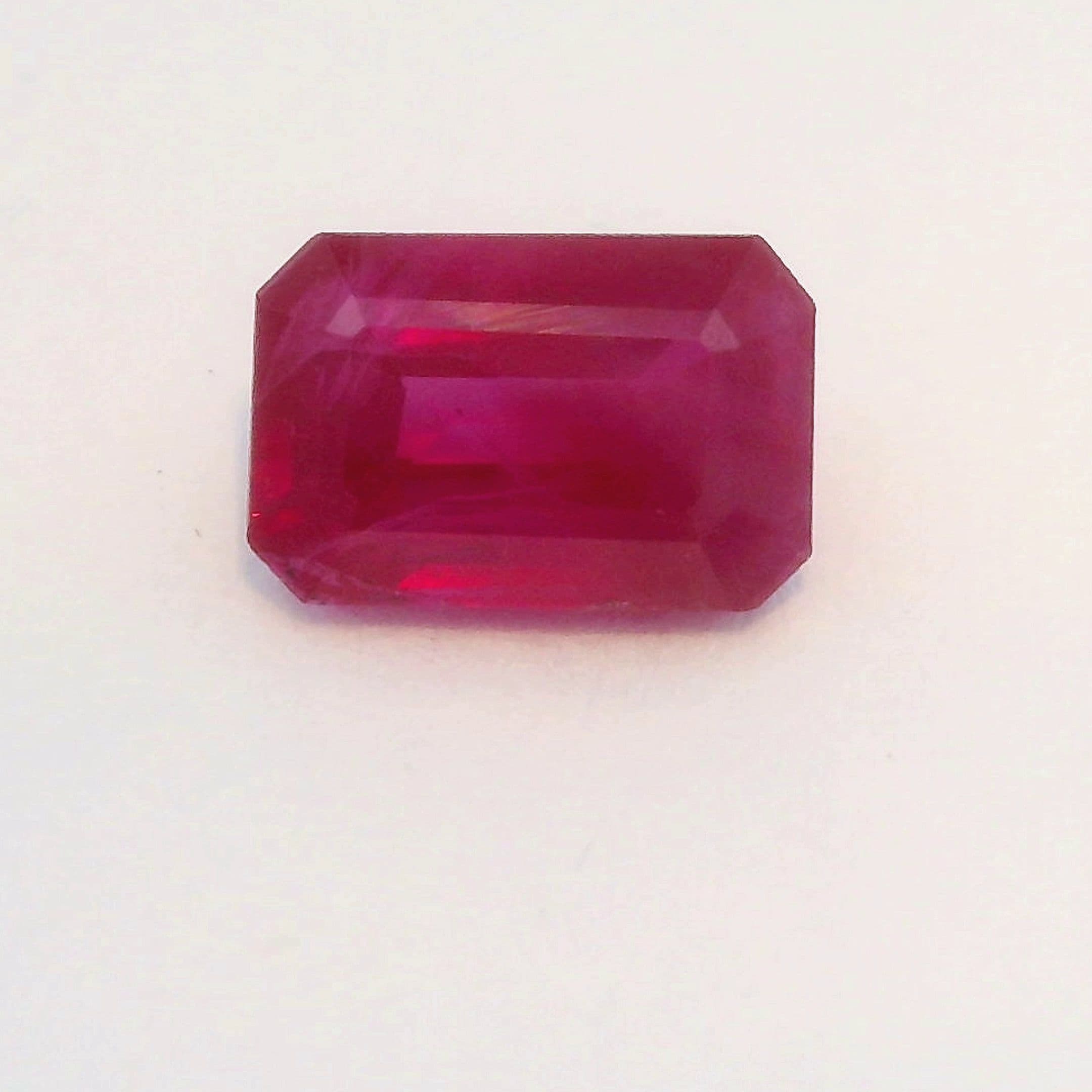 1.28ct Emerald-cut Natural Ruby