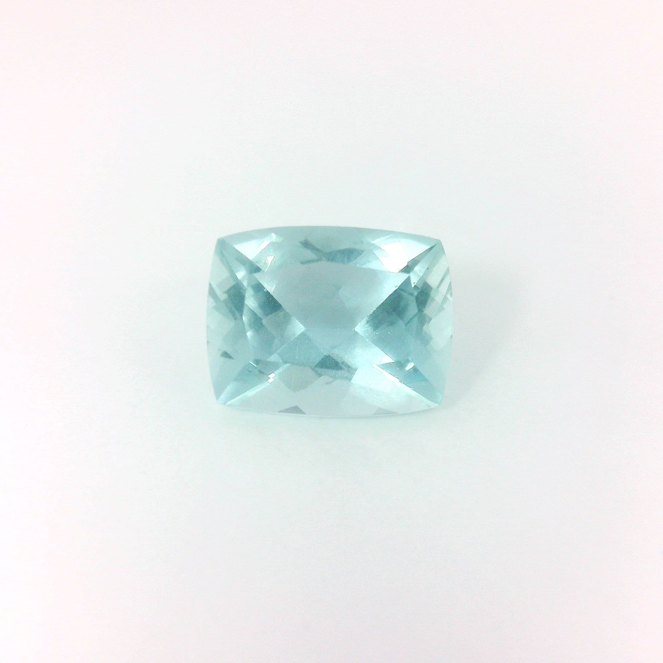 2.31ct Cushion Natural Aquamarine