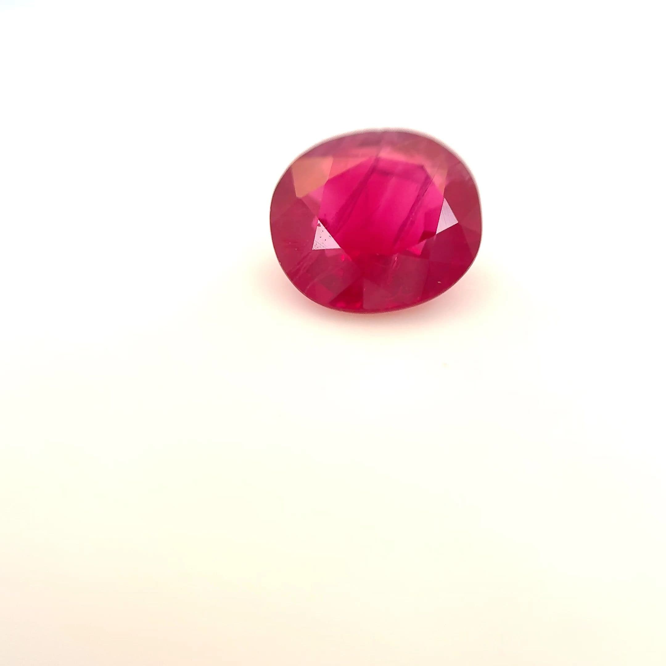 1.23ct Cushion Natural Ruby