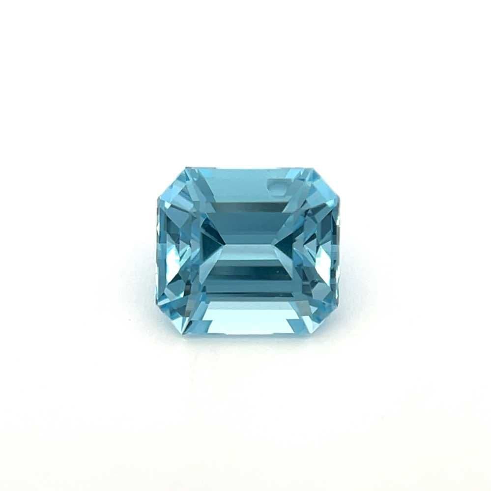 4.71ct Asscher Natural Aquamarine