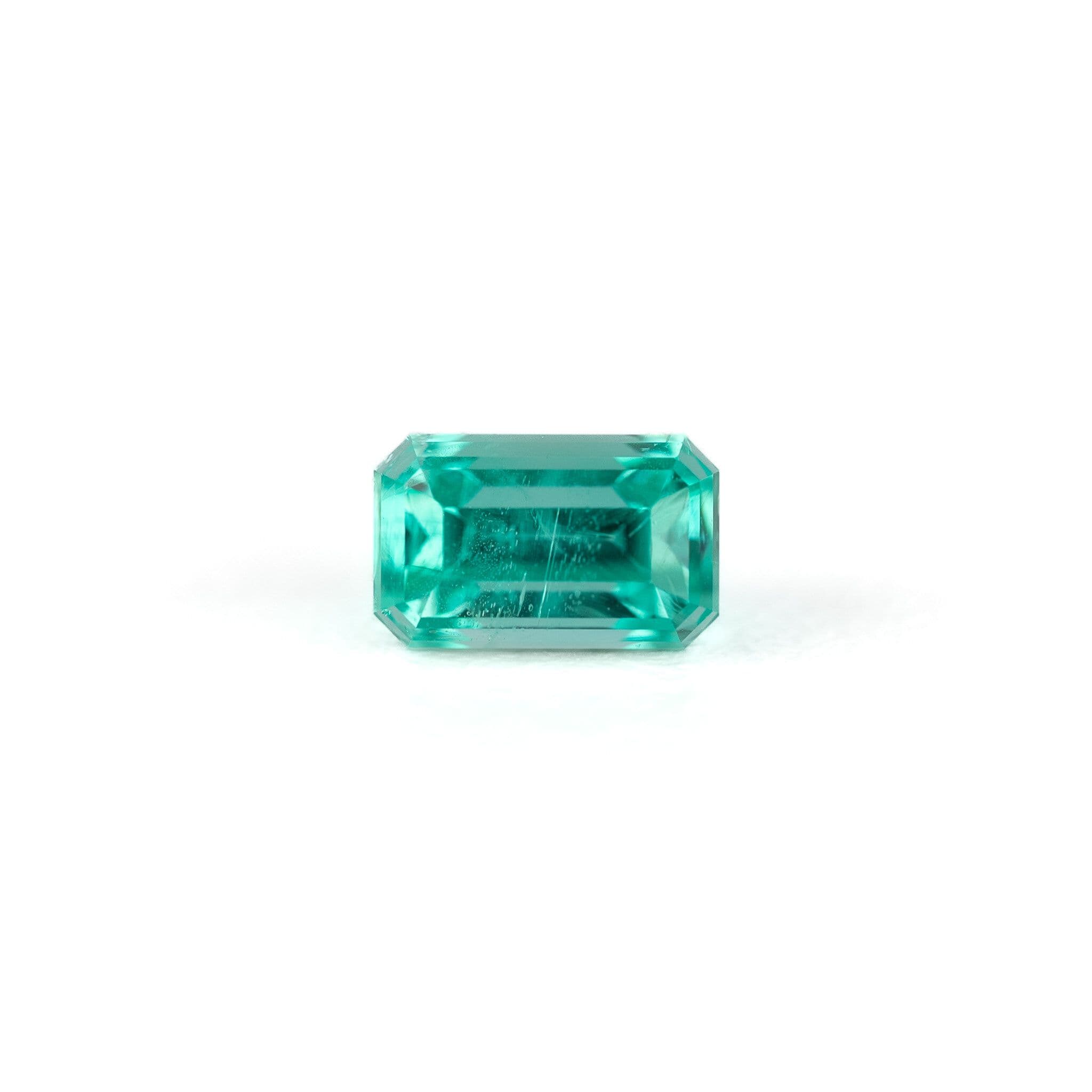 0.88ct Octagon Natural Emerald