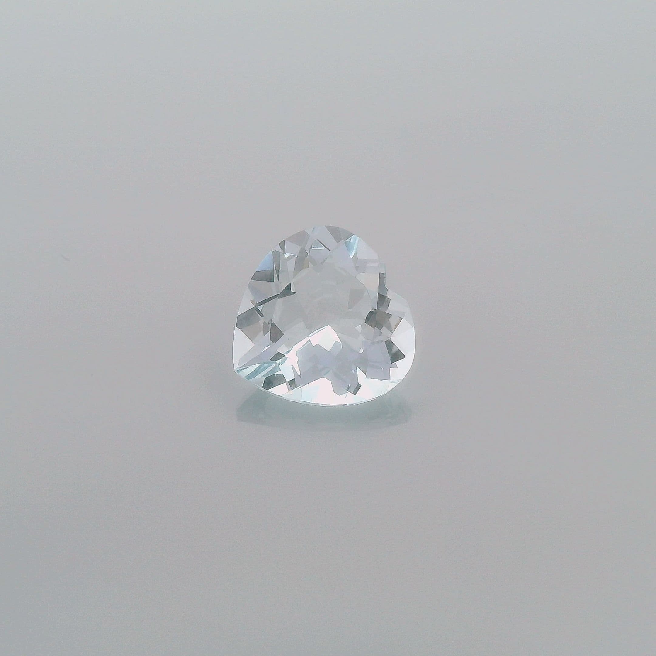 7.09ct Heart Natural Aquamarine