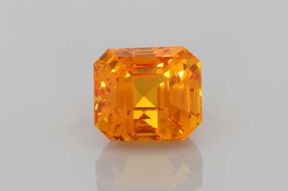 4.04ct Asscher Natural Sapphire
