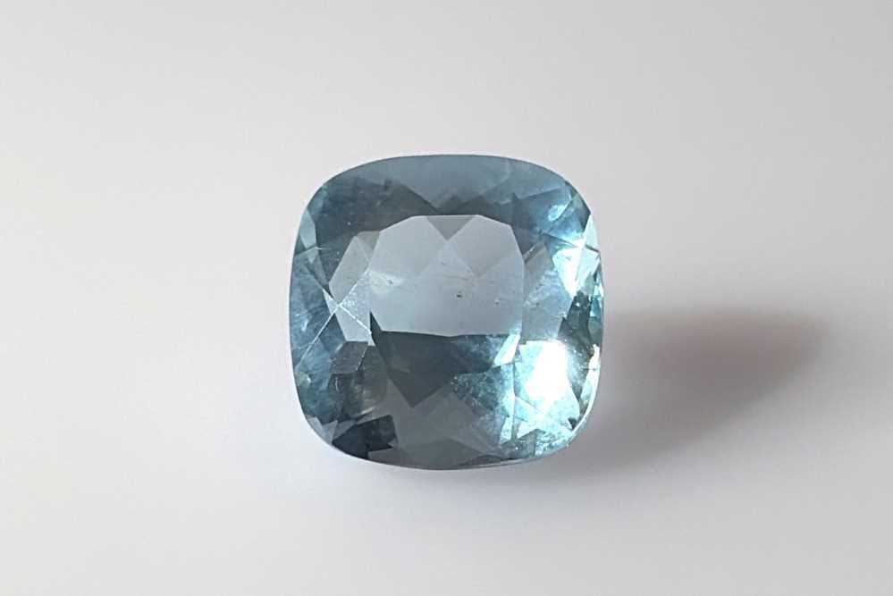 4.55ct Cushion Natural Aquamarine