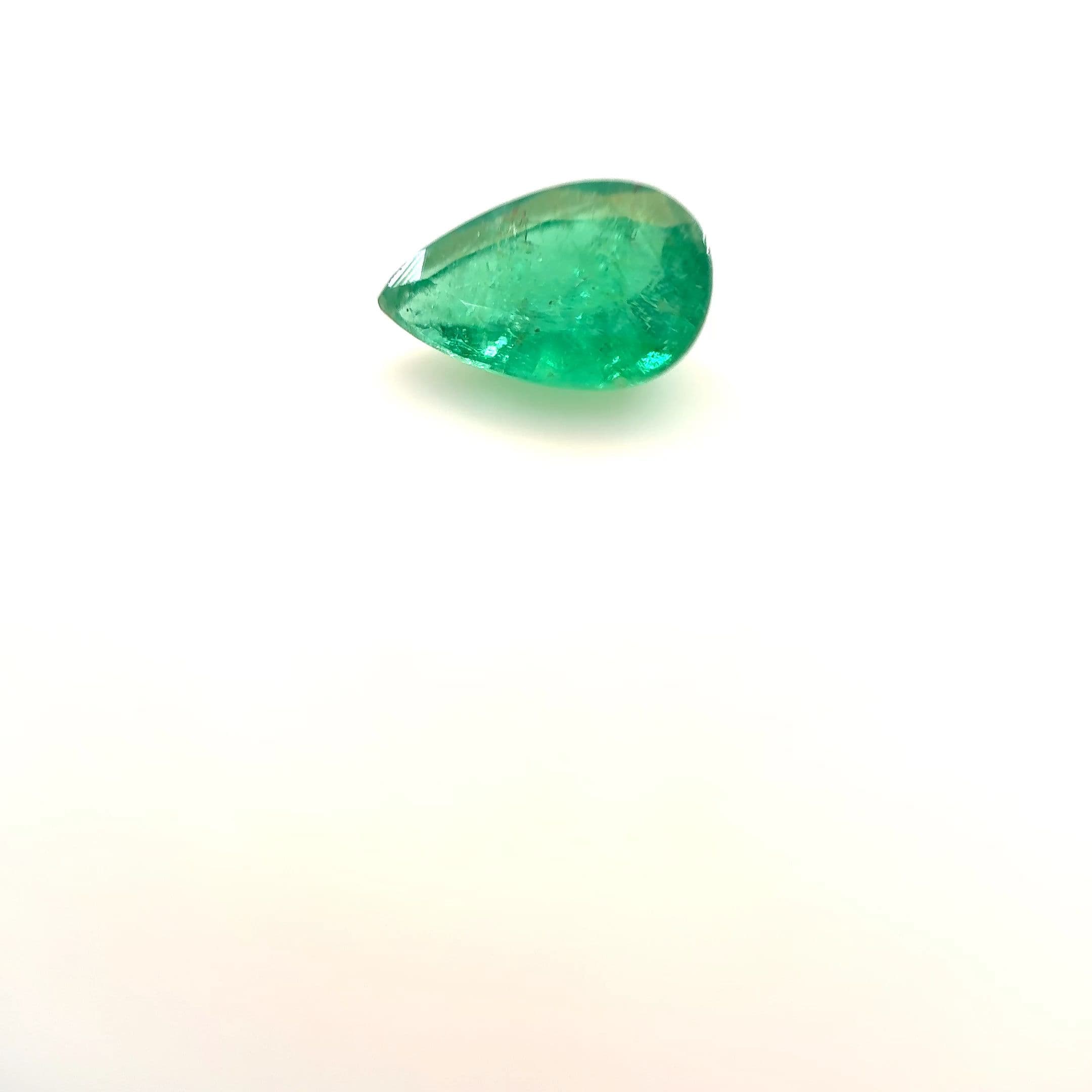 0.93ct Pear Natural Emerald
