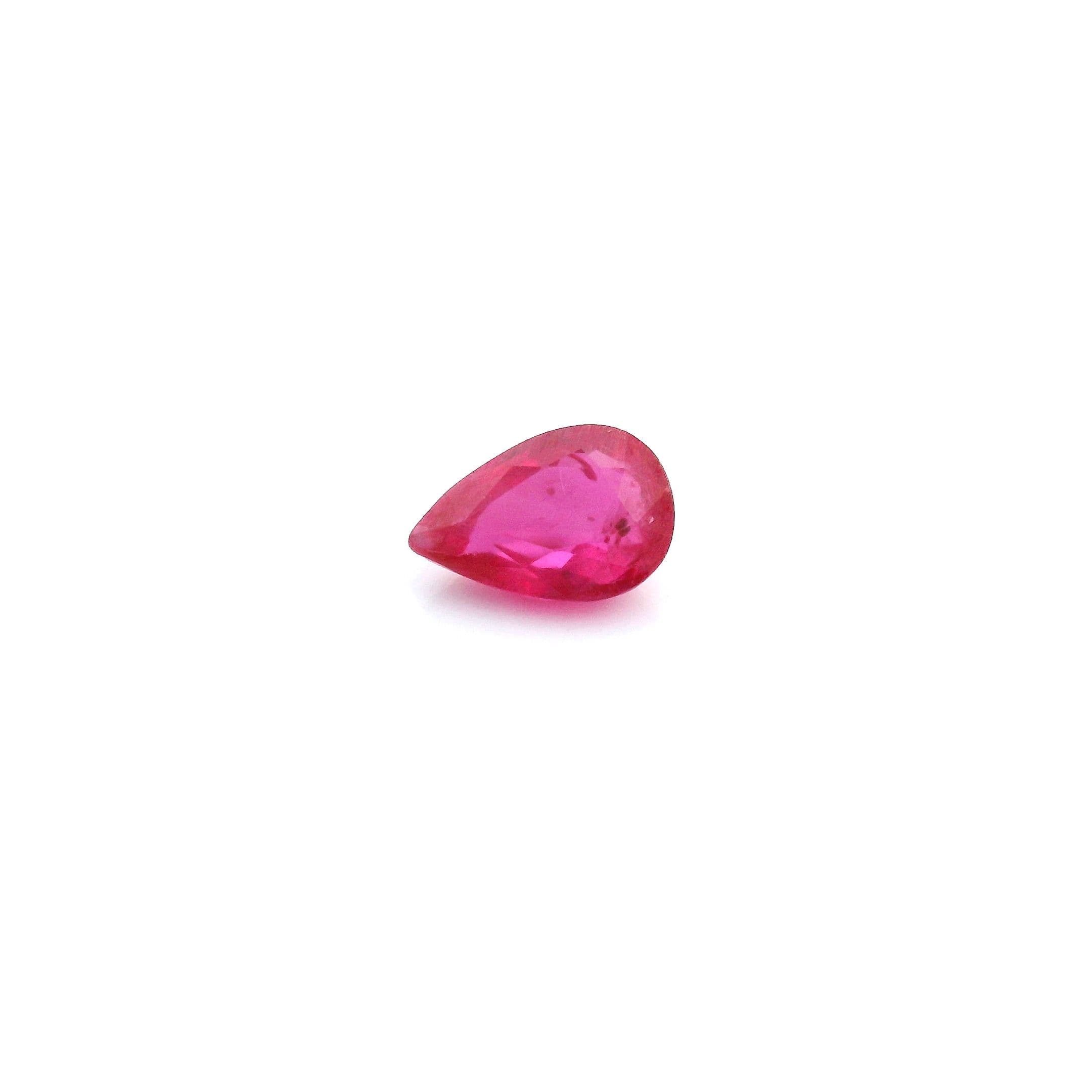 0.56ct Pear Natural Ruby