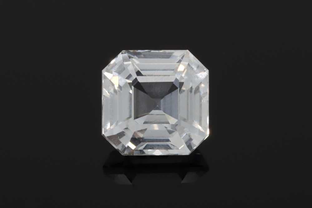 1.61ct Asscher Natural Sapphire