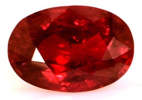 0.63ct Oval Natural Ruby