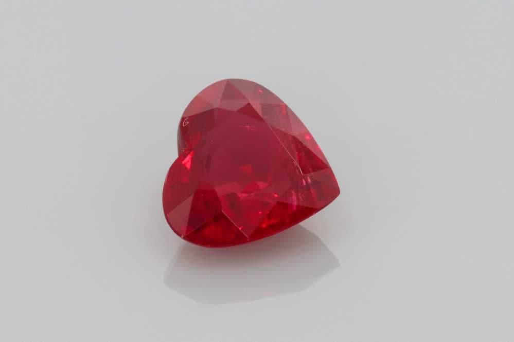 1.1ct Heart Natural Ruby