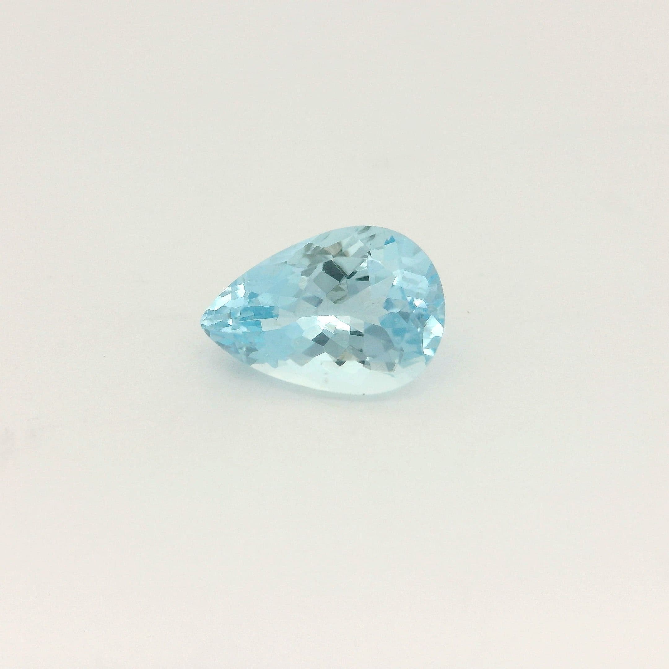 1.87ct Pear Natural Aquamarine