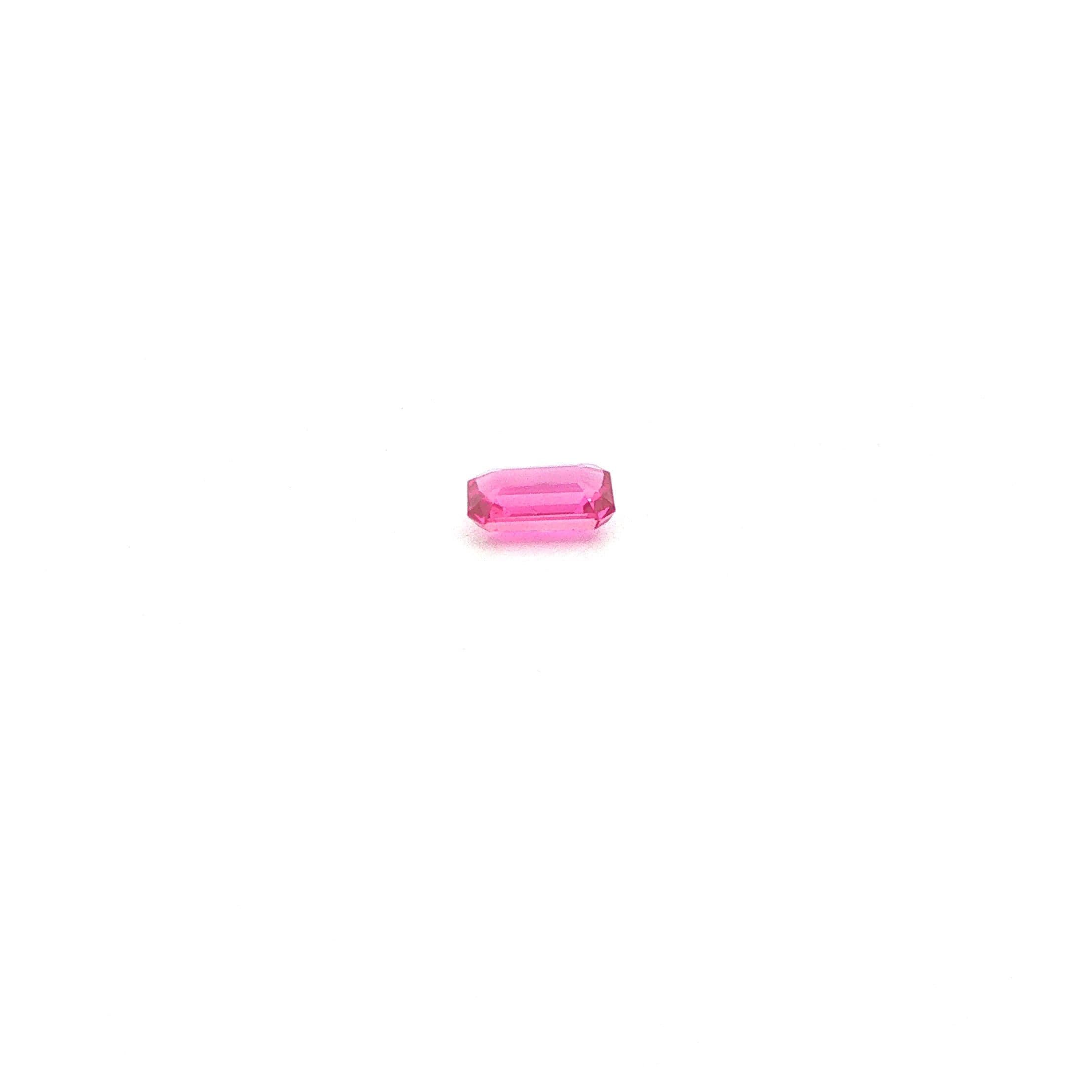 0.7ct Octagon Natural Ruby