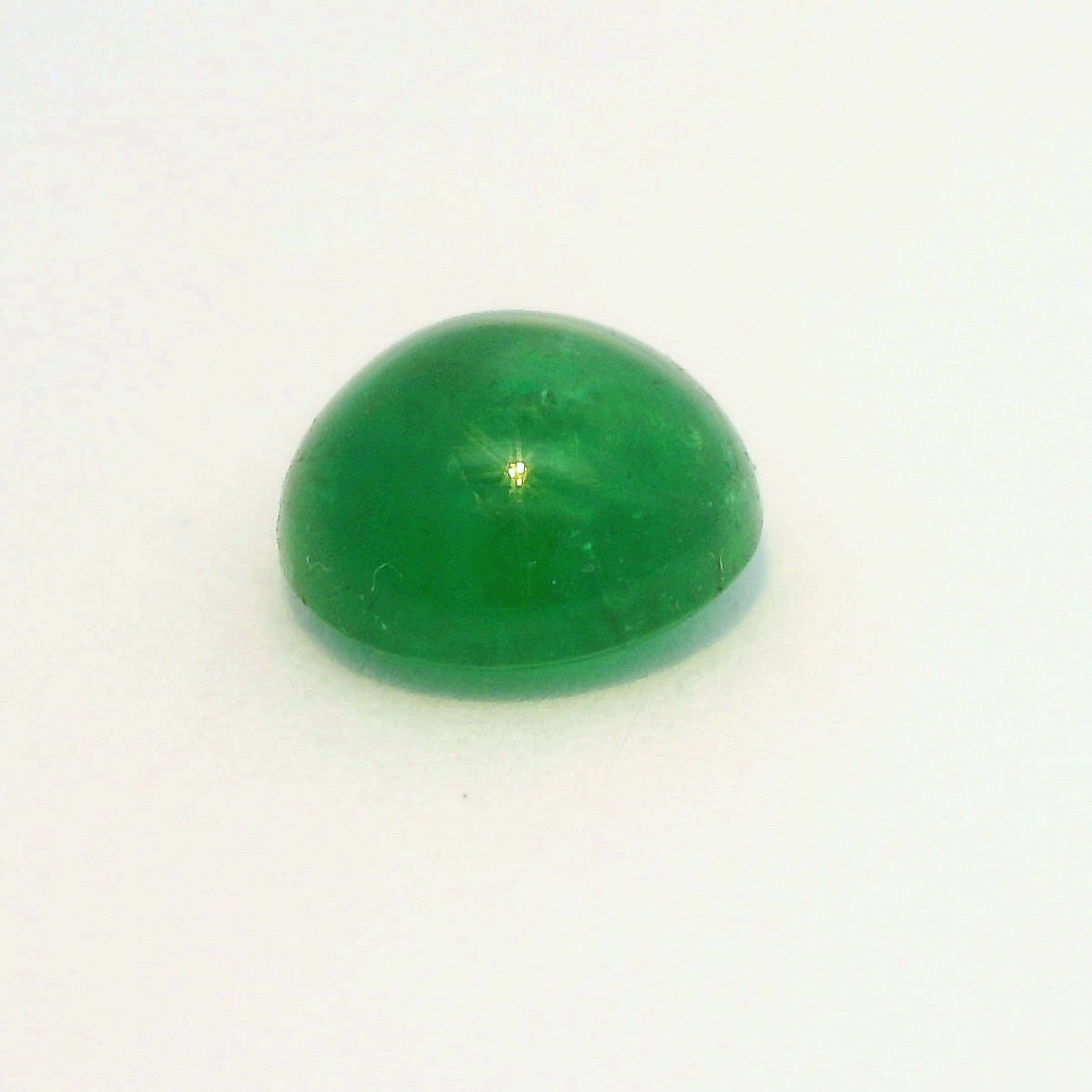 0.73ct Round Natural Emerald