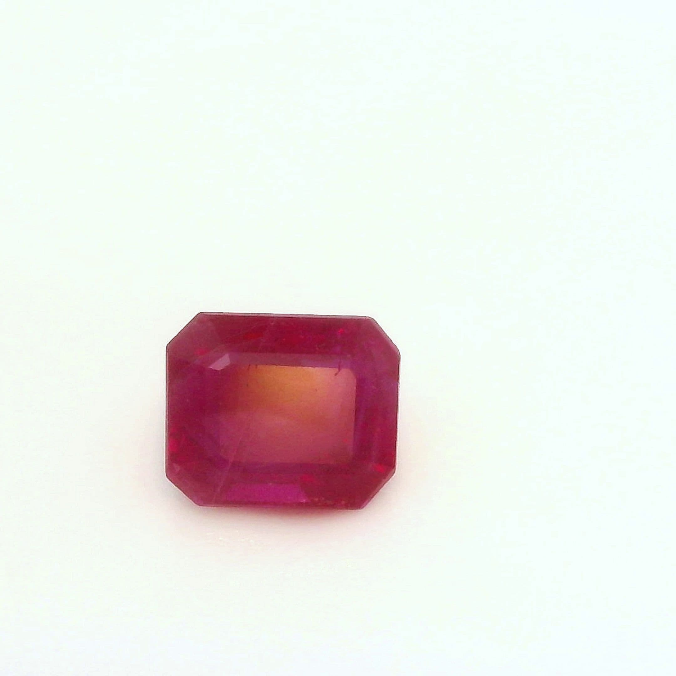 1.06ct Emerald-cut Natural Ruby