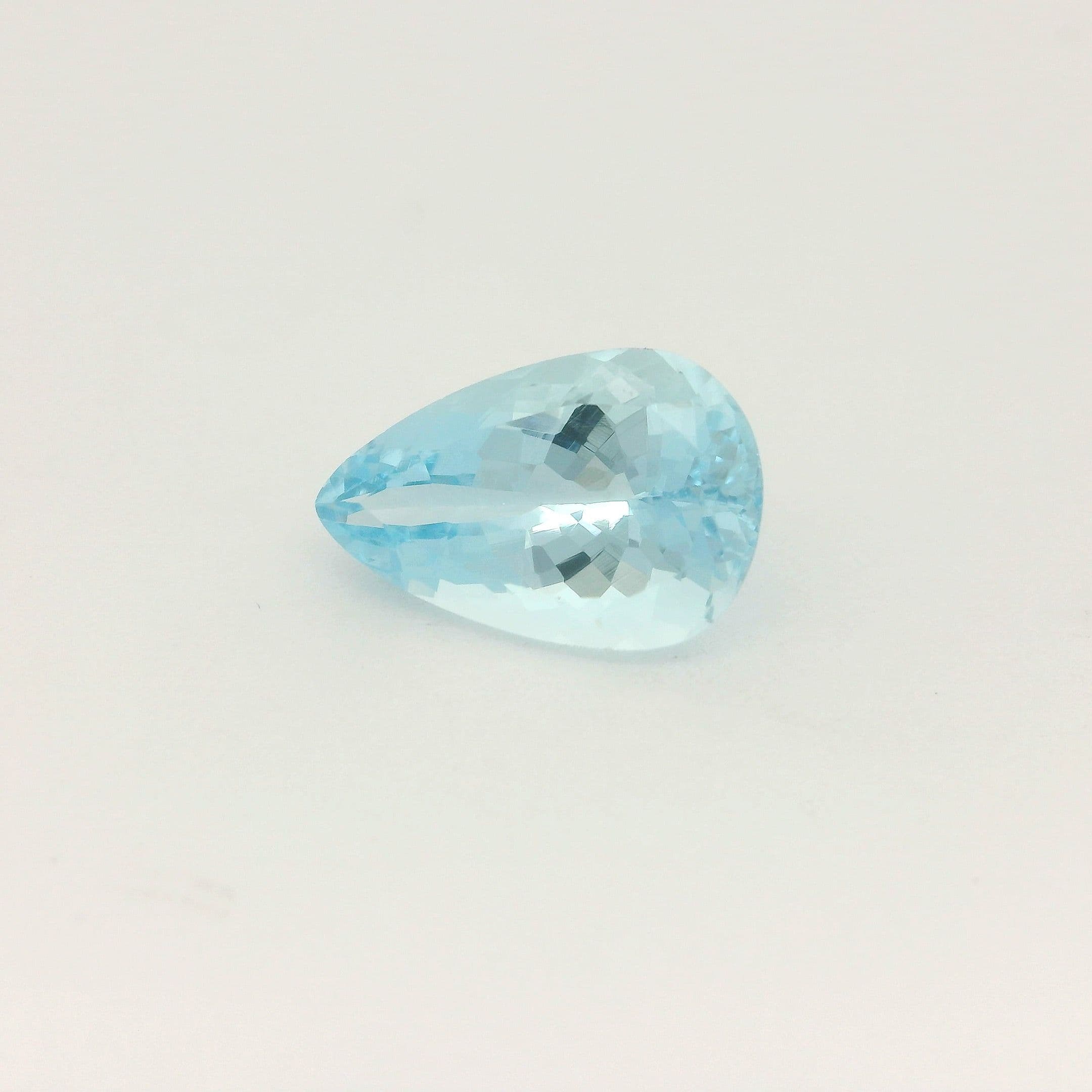 2.55ct Pear Natural Aquamarine