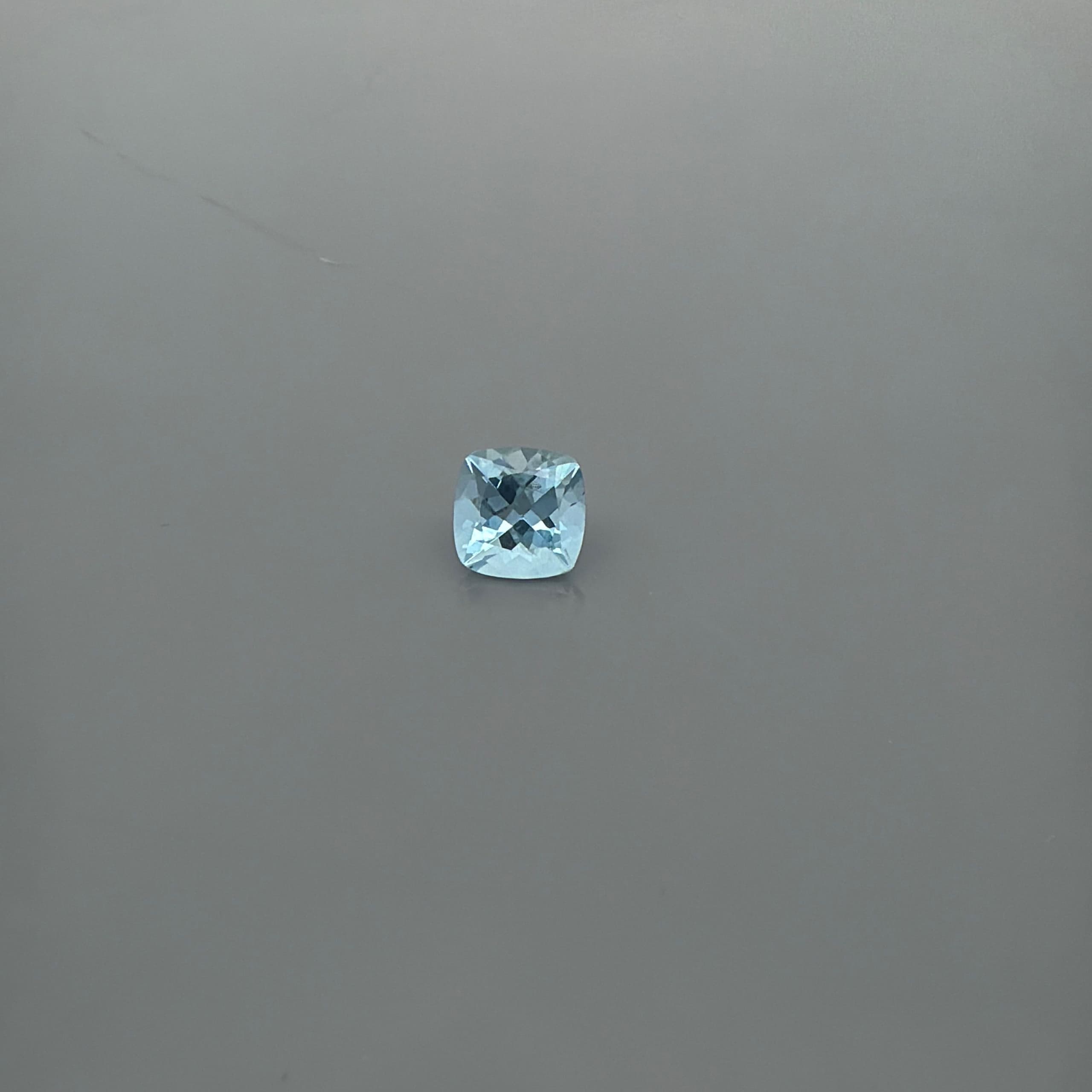 0.95ct Cushion Natural Aquamarine