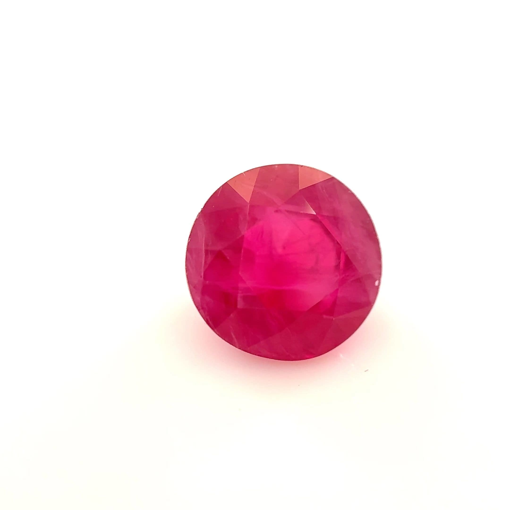 1.4ct Round Natural Ruby