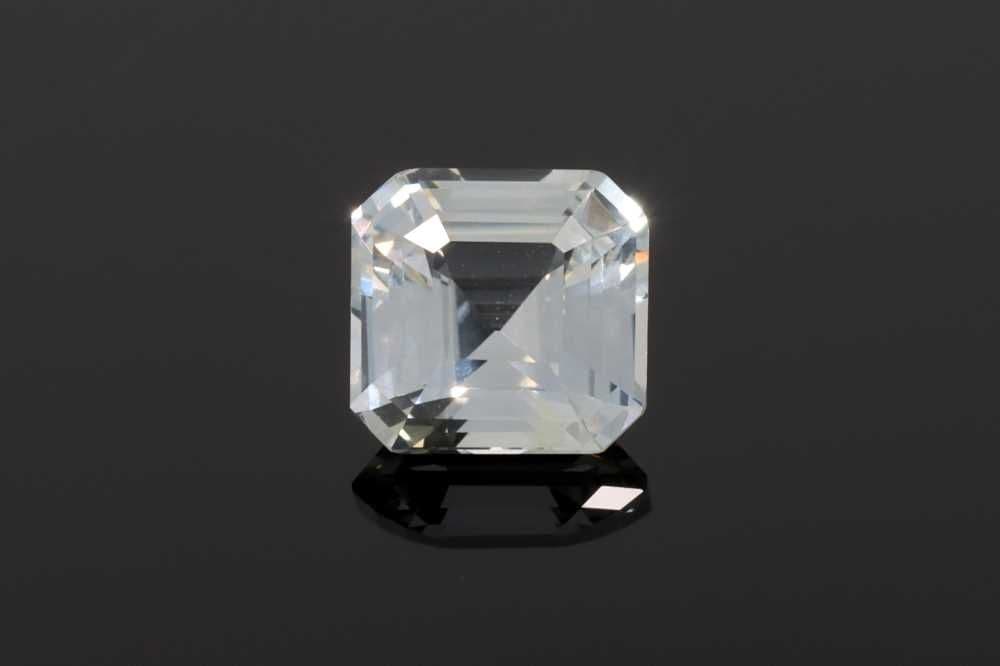 2.07ct Asscher Natural Sapphire