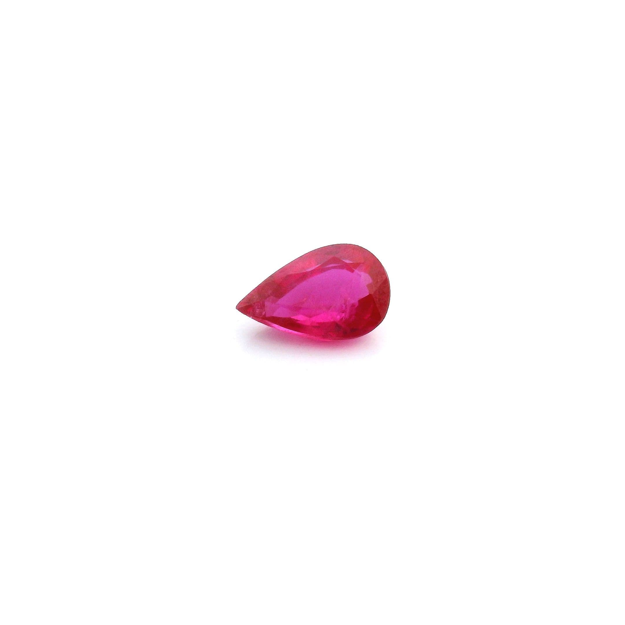 0.52ct Pear Natural Ruby