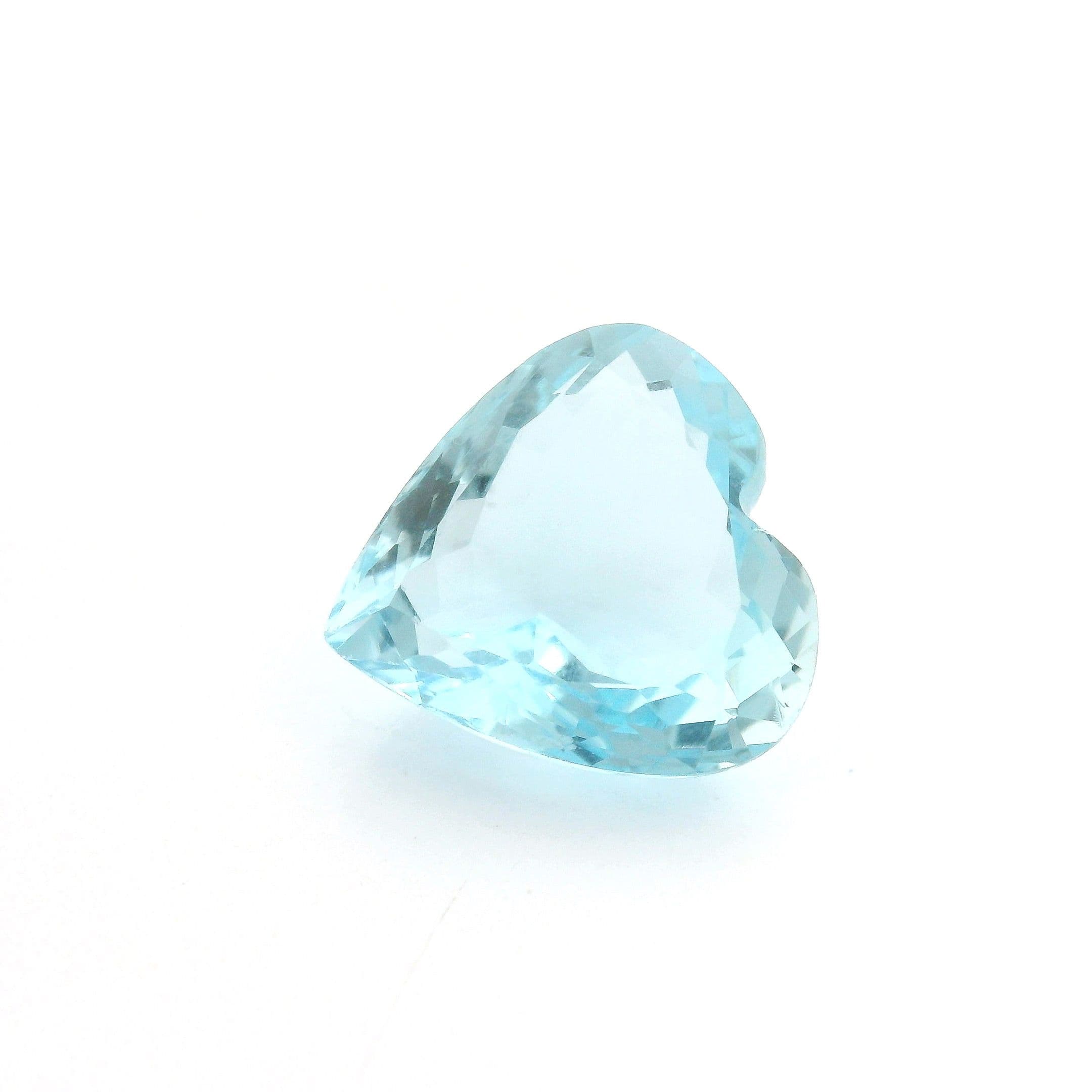 4.36ct Heart Natural Aquamarine