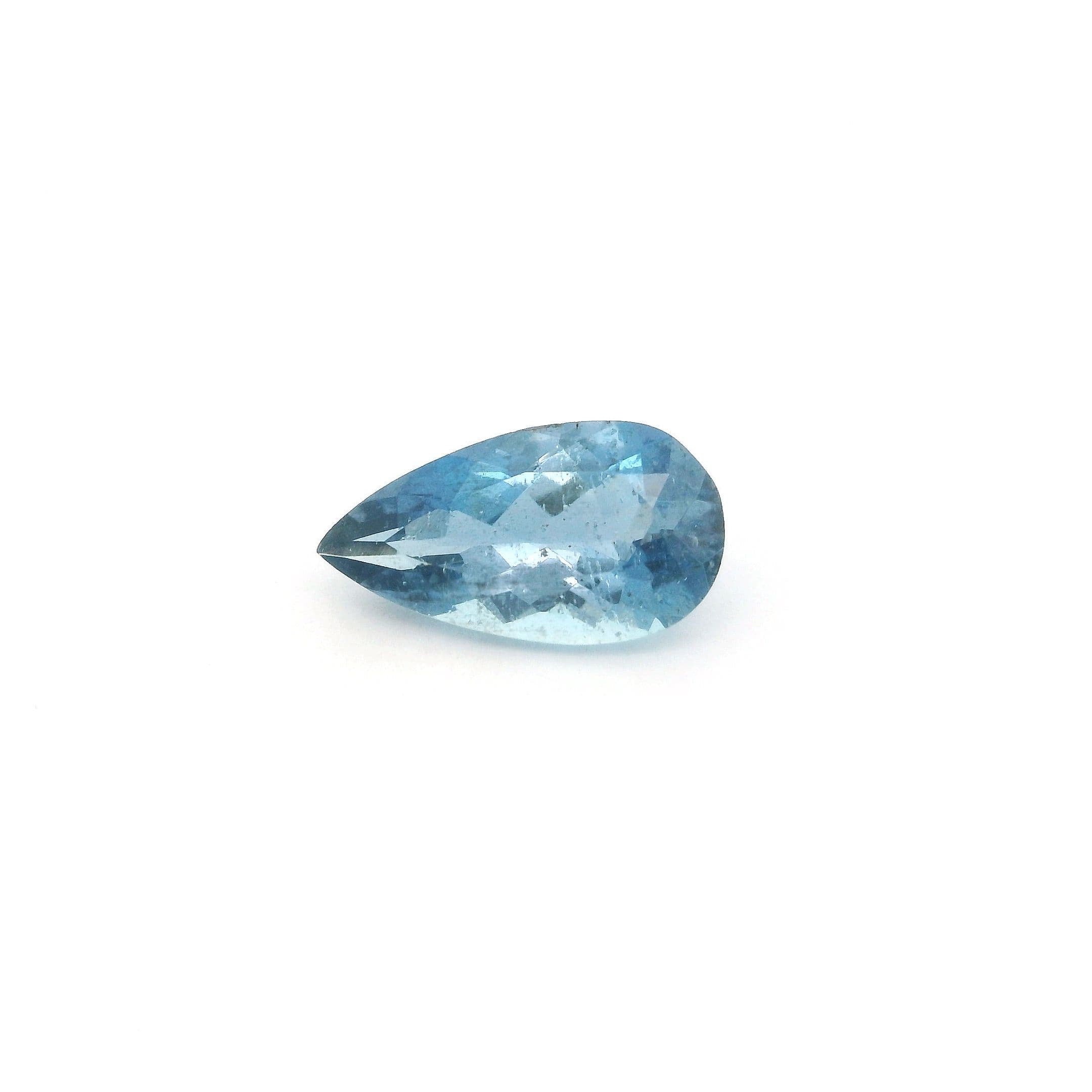 0.95ct Pear Natural Aquamarine