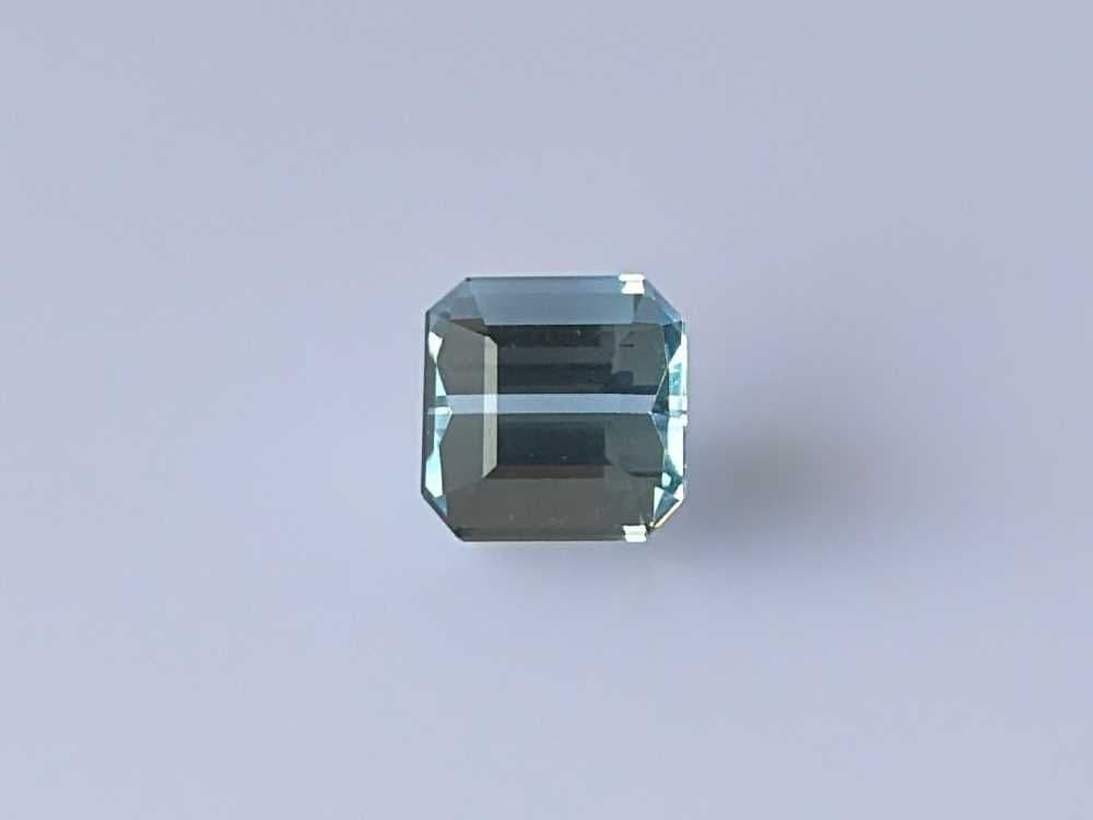 2.68ct Asscher Natural Aquamarine