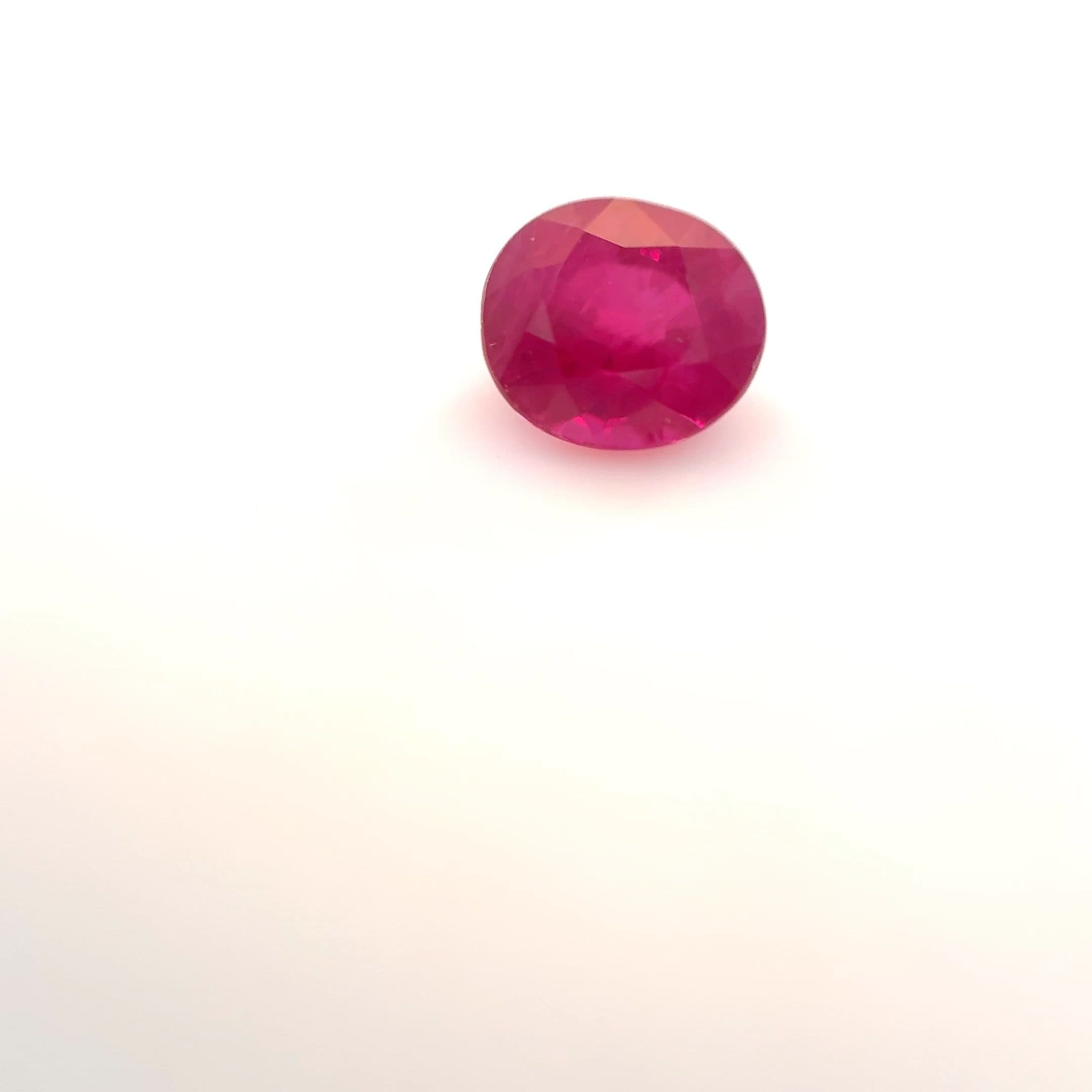 0.9ct Cushion Natural Ruby