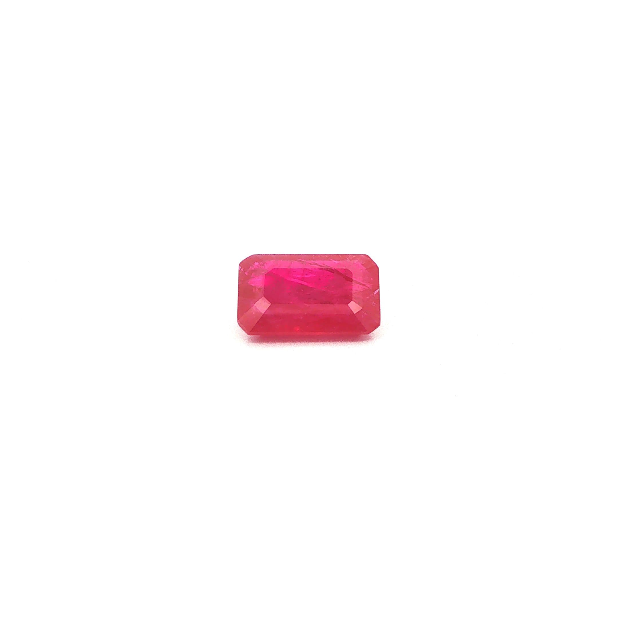 3.06ct Octagon Natural Ruby