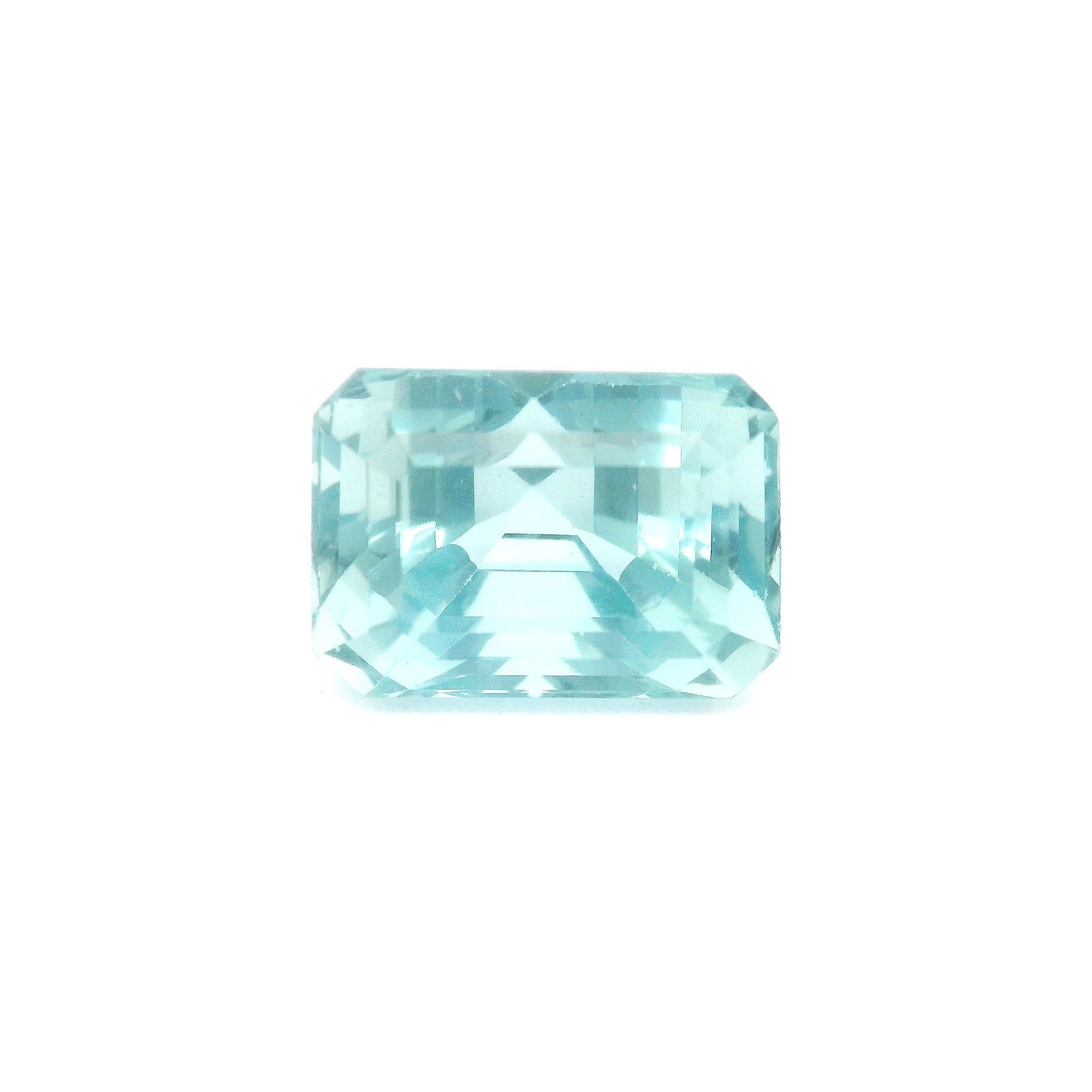 3.87ct Octagon Natural Aquamarine