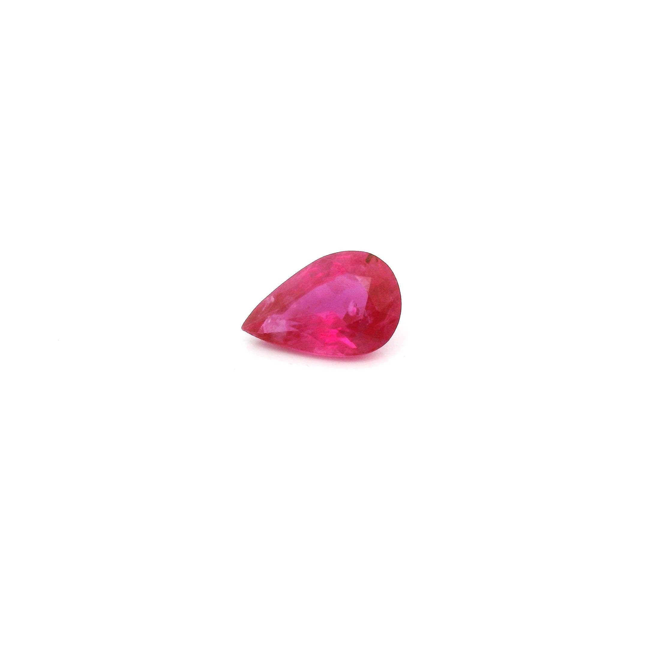 0.51ct Pear Natural Ruby