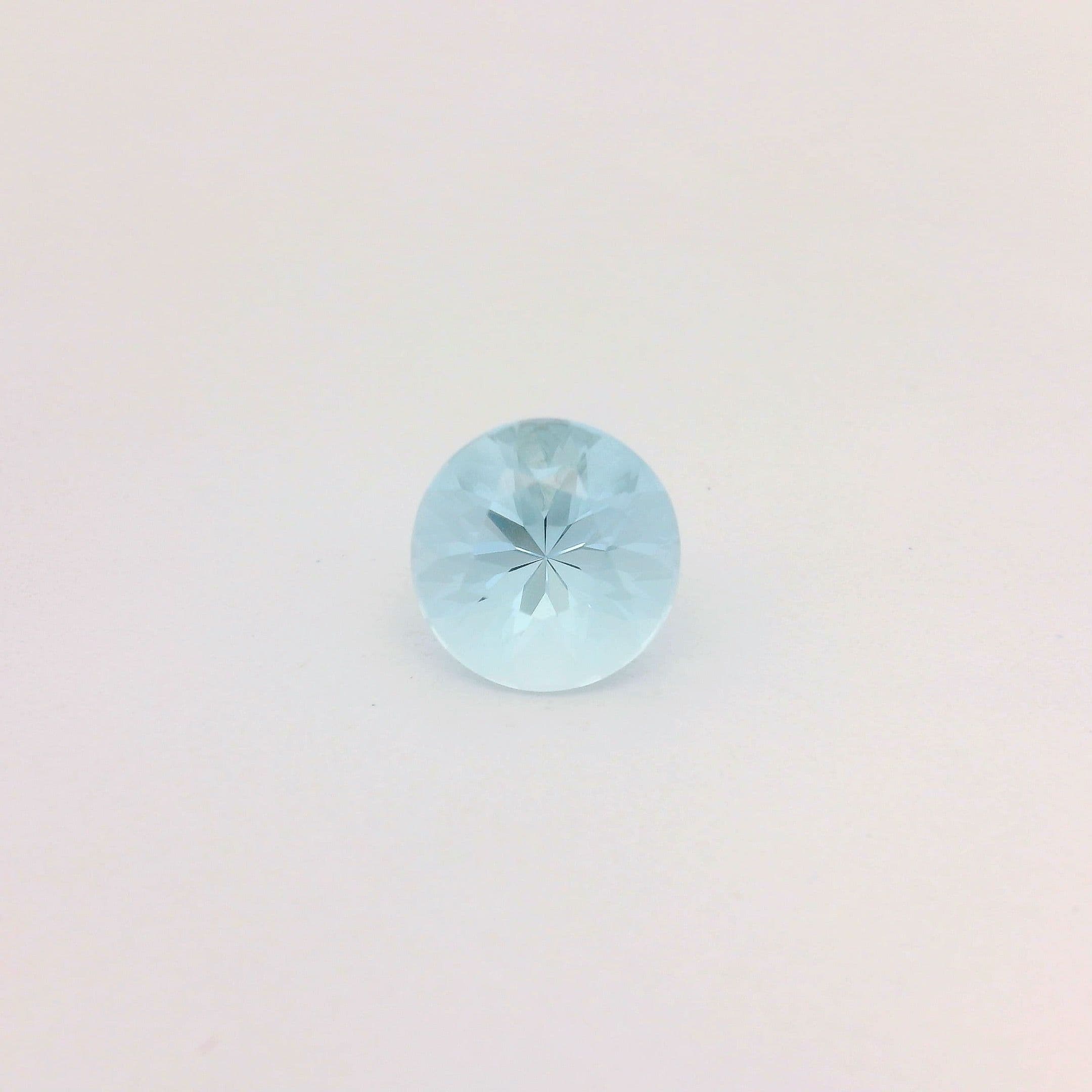 1.58ct Round Natural Aquamarine
