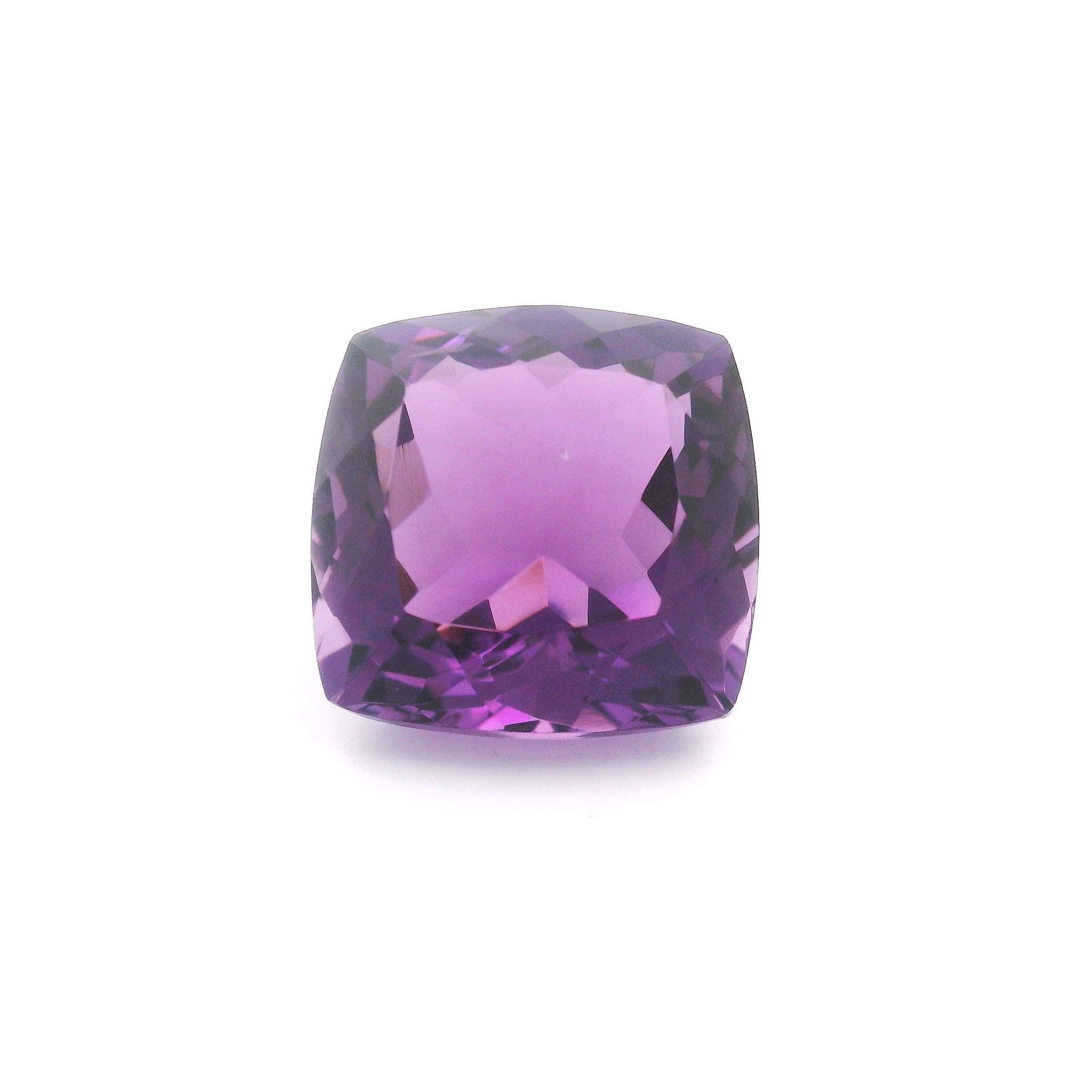 19ct Cushion Natural Amethyst